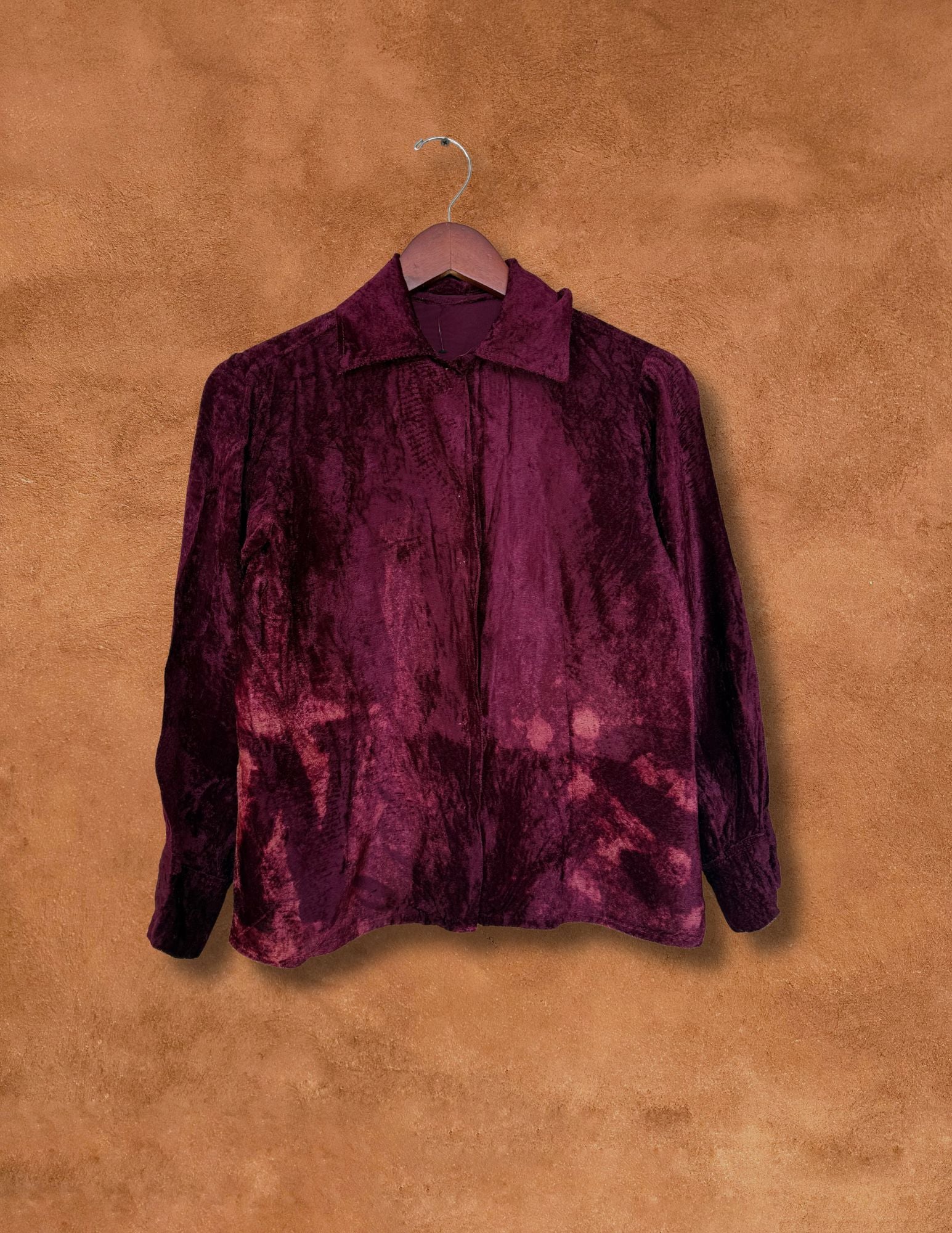 Upcycled Vintage 70s Velvet Top - Skoden