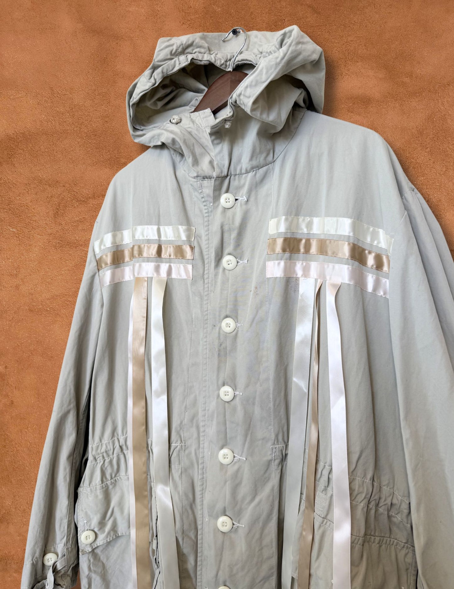 Upcycled Vintage High Desert Military Ribbon Jacket