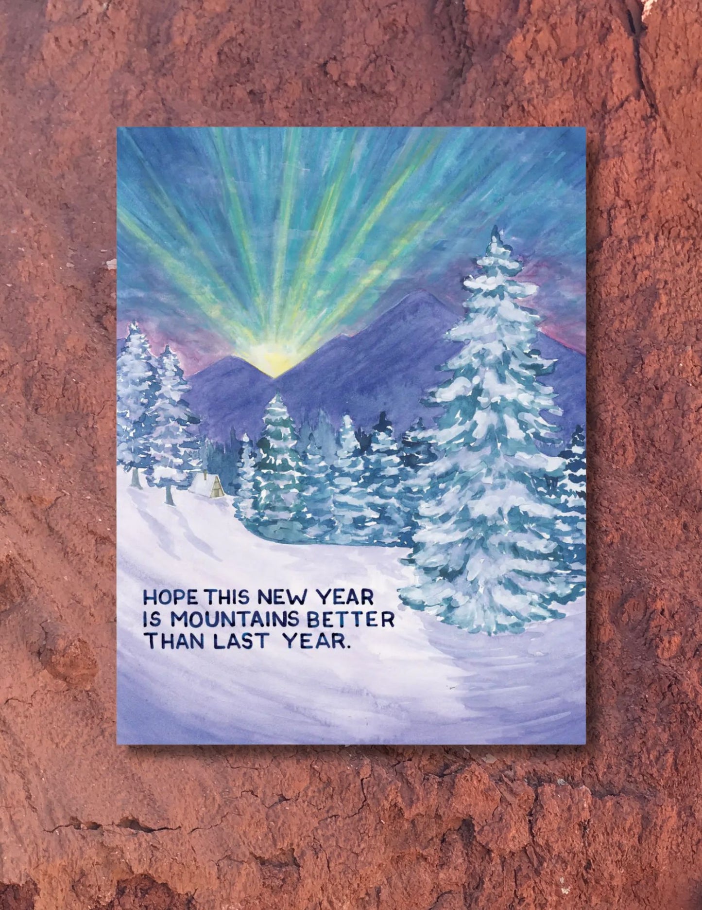 New Years Card by artist Brigida Swanson