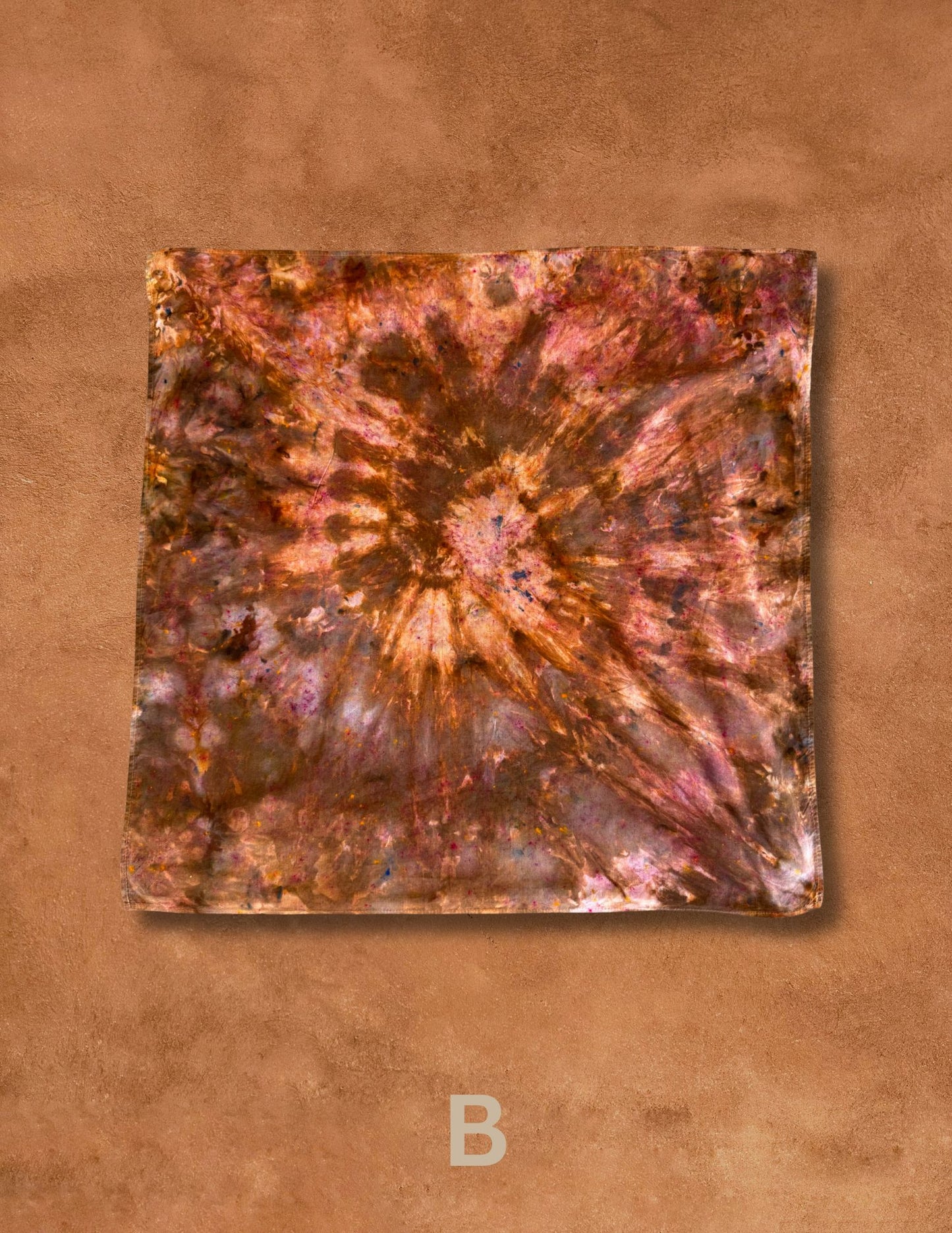 Limited Edition Hand Dyed Organic Cotton Bandana - Maple Leaf