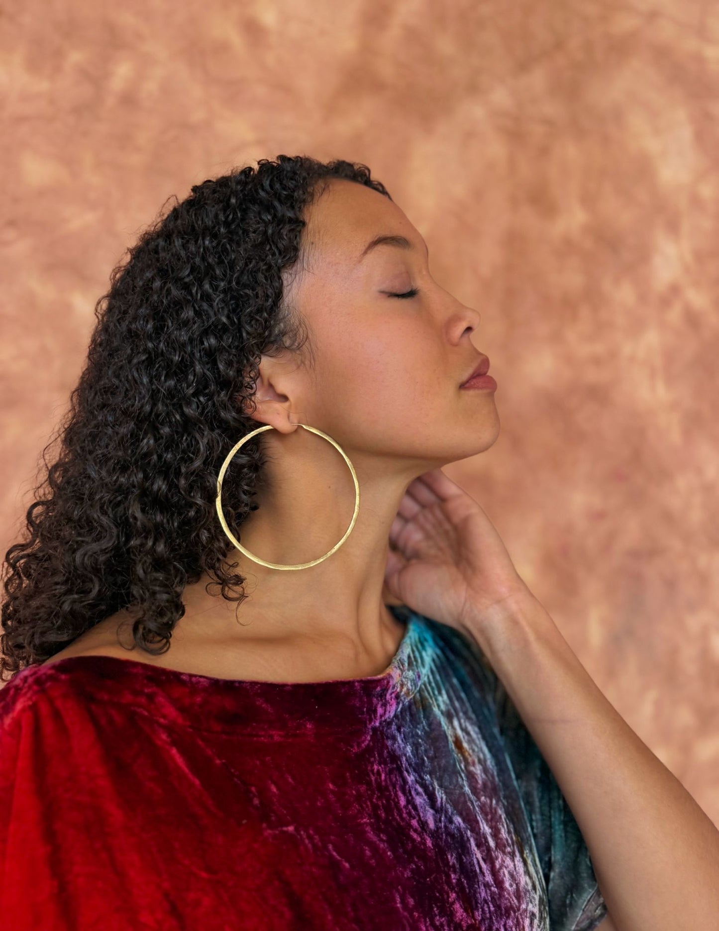 Neoancient Brass Hoops - Large