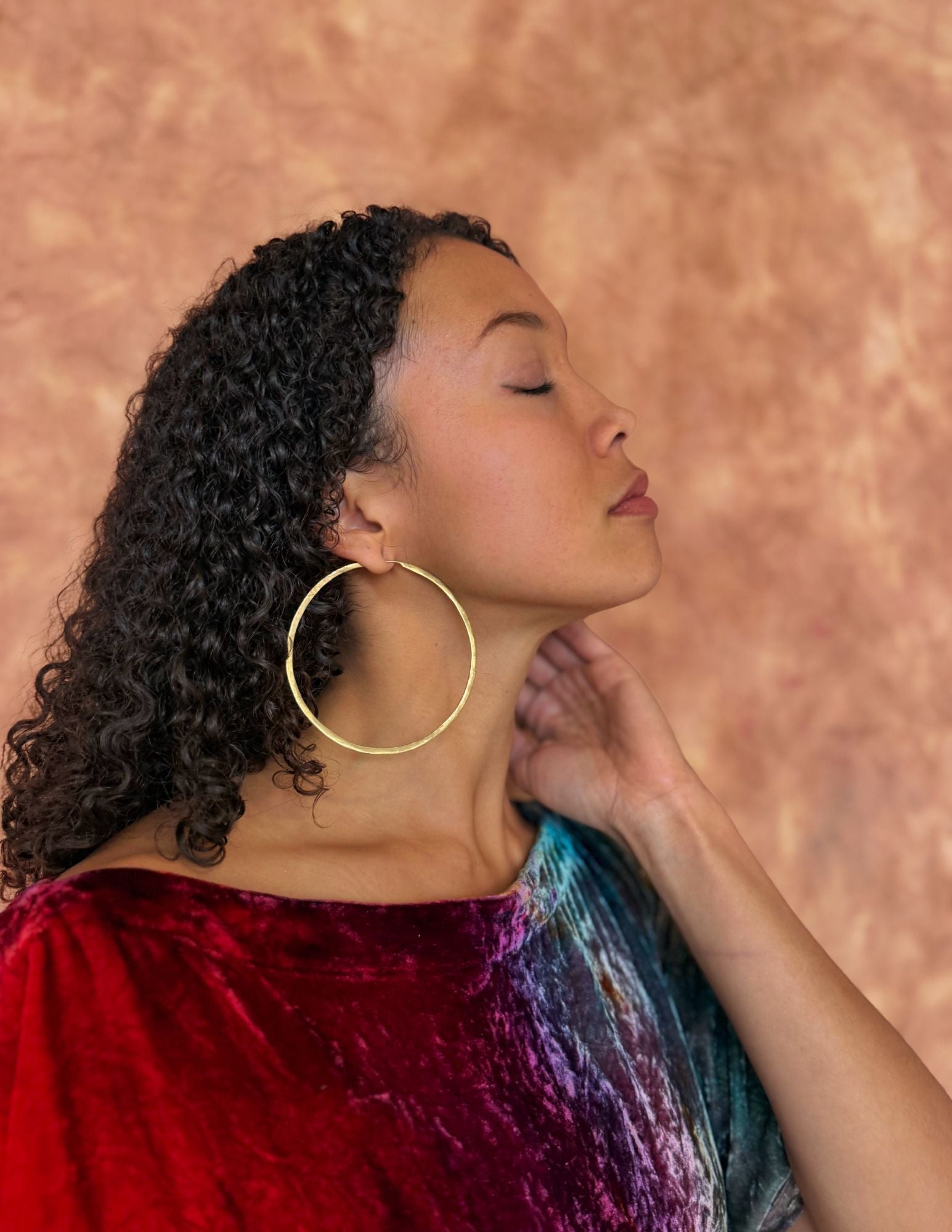 Neoancient Brass Hoops - Large