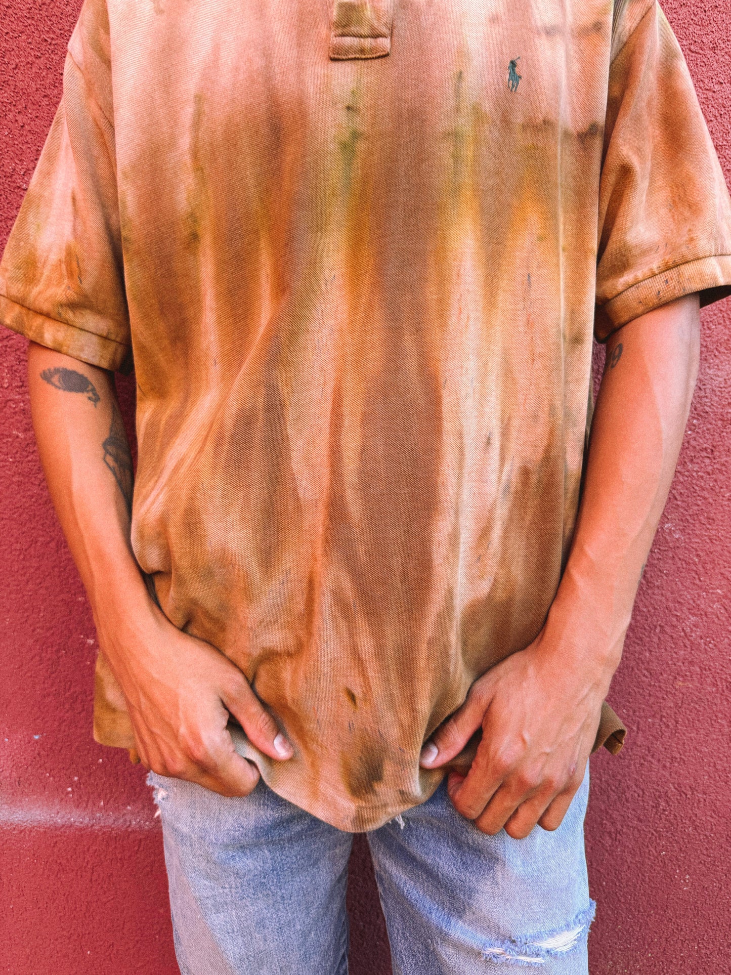 Upcycled Vintage Polo- Buffalo 48 X 30
