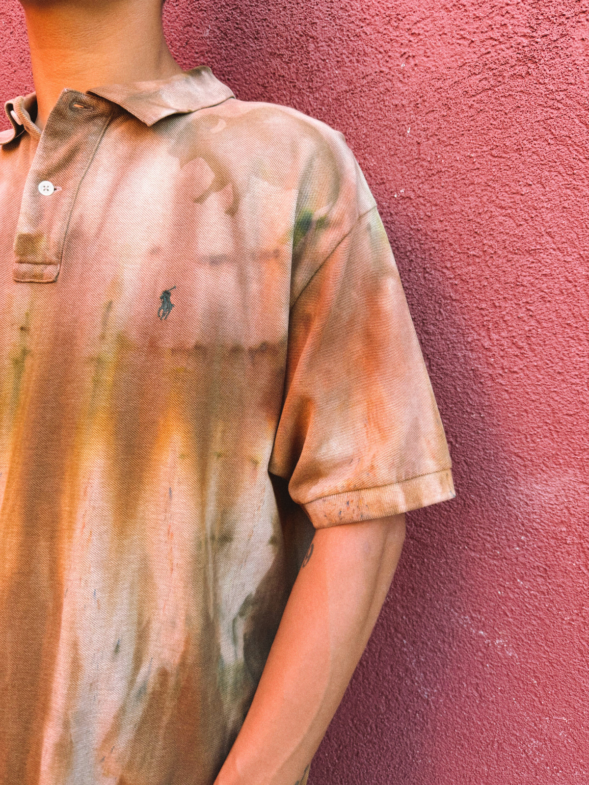Upcycled Vintage Polo- Buffalo 48 X 30
