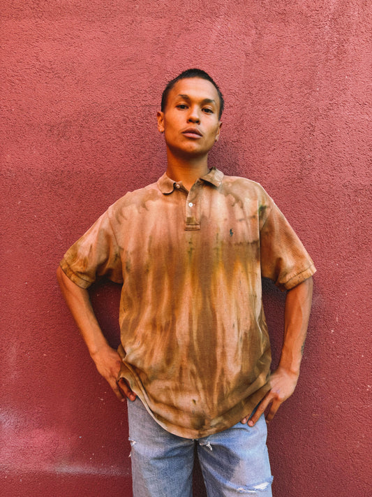Upcycled Vintage Polo- Buffalo 48 X 30