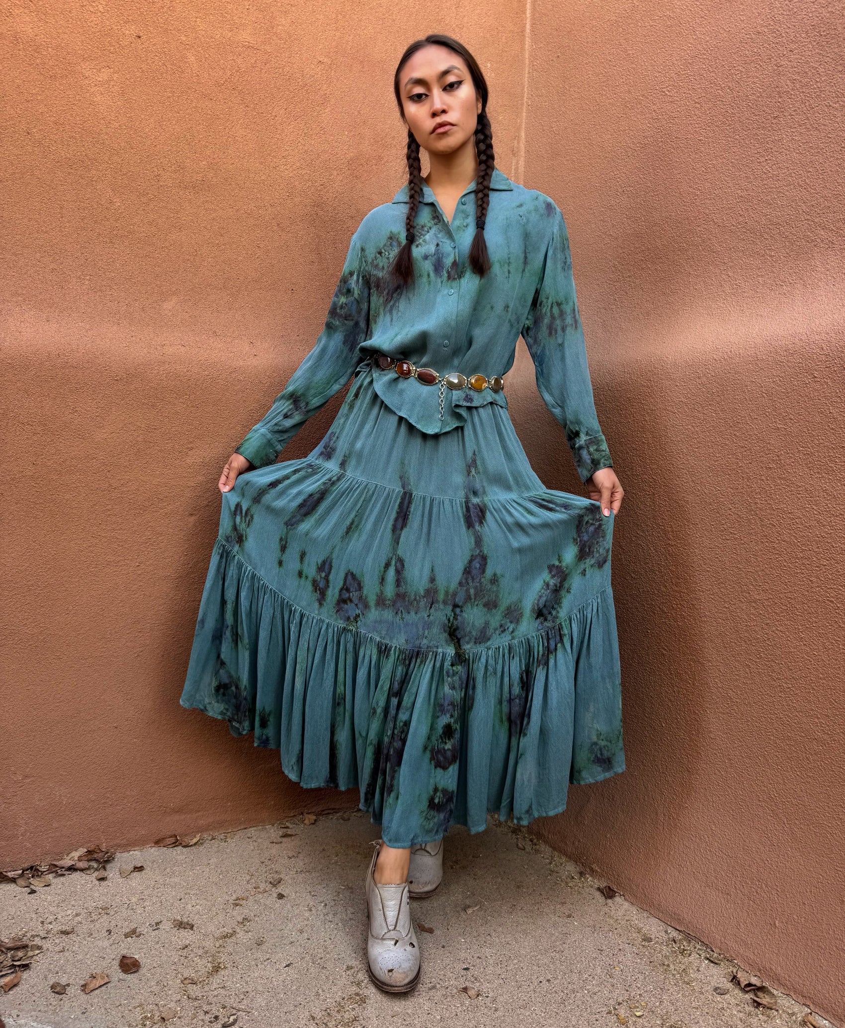 Upcycled VIntage Western Skirt