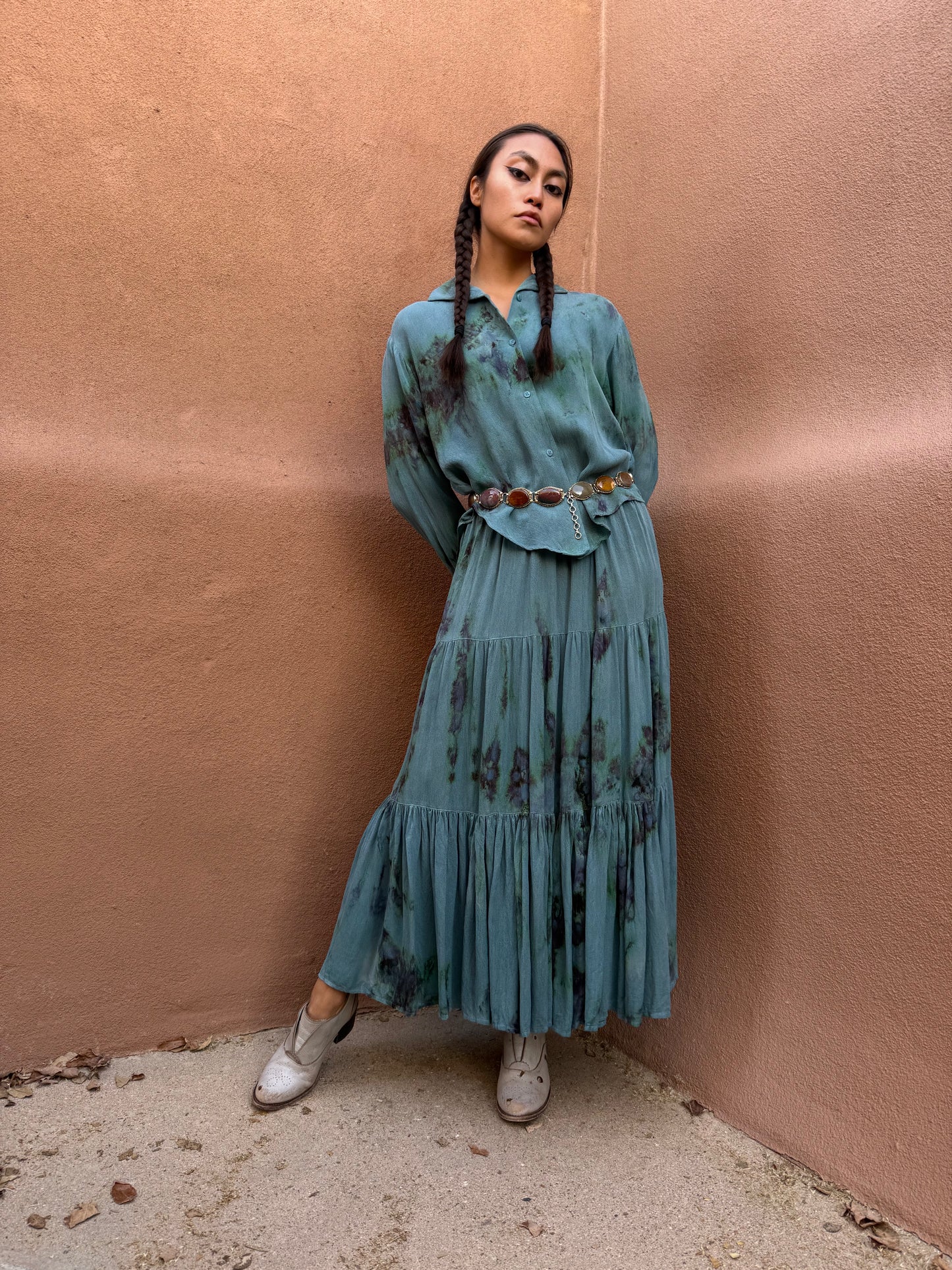 Upcycled VIntage Western Skirt