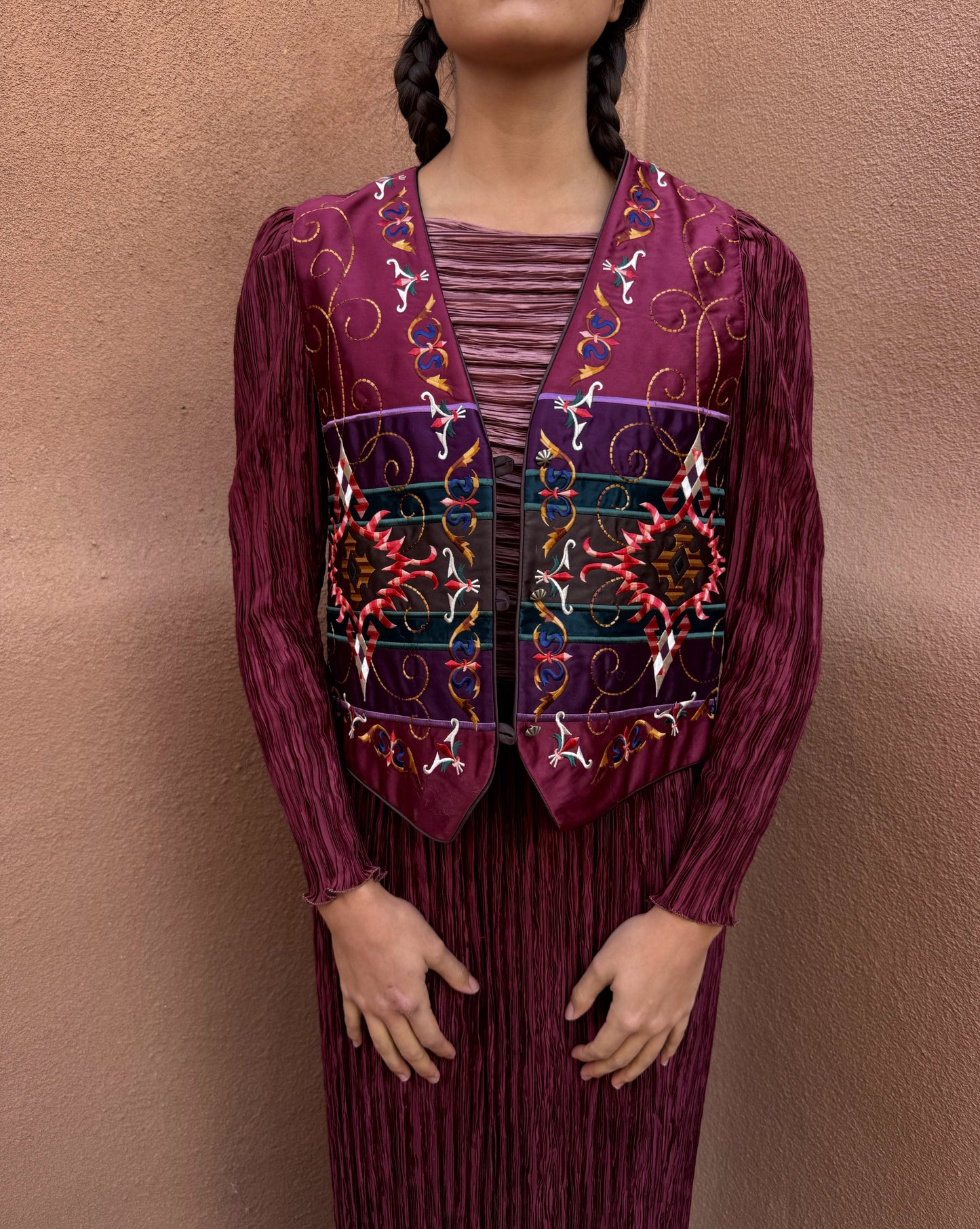 Vintage Embroidered Southwest Vest