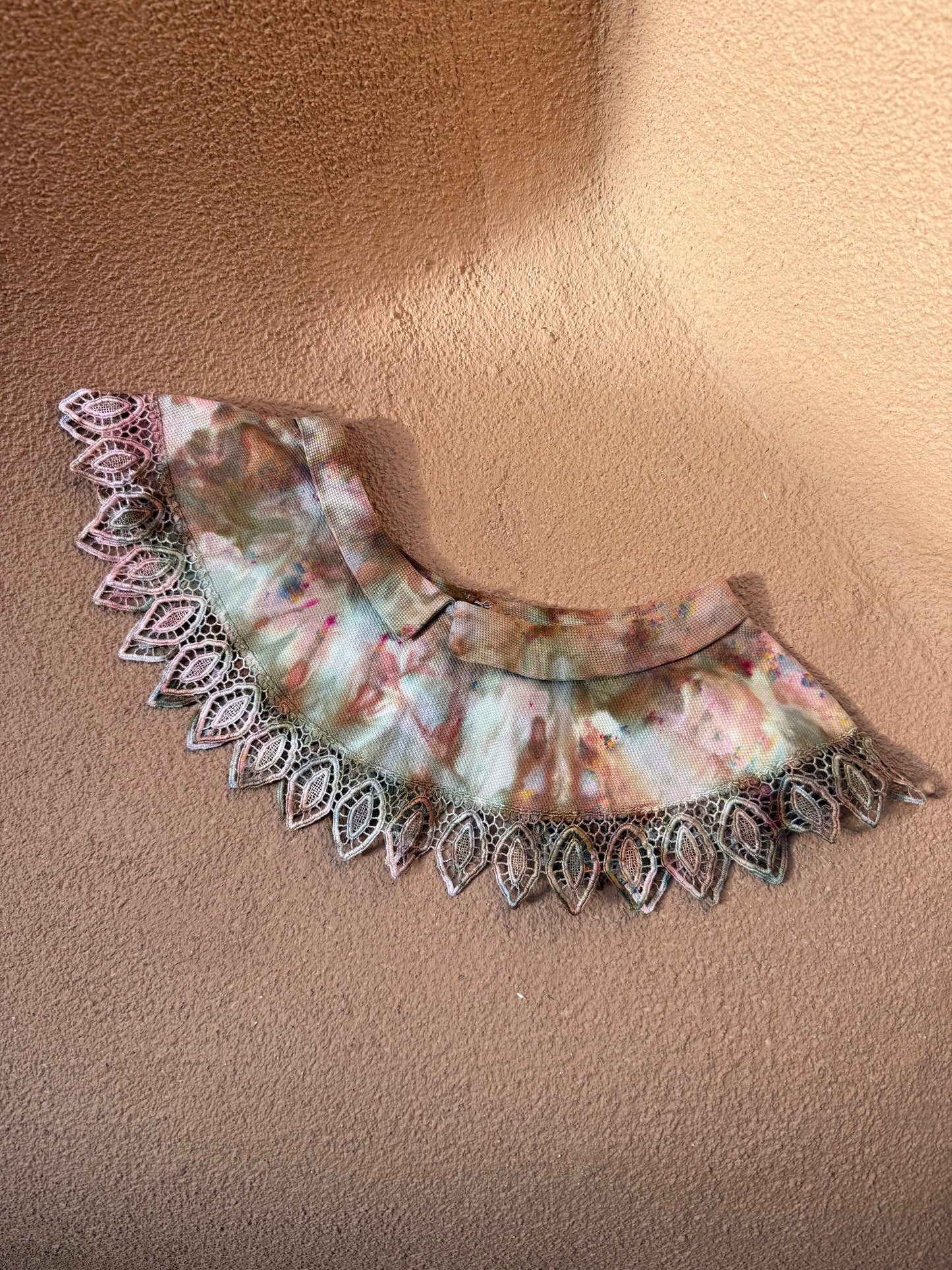 Vintage Cotton Lace Collar — Hand-Reimagined