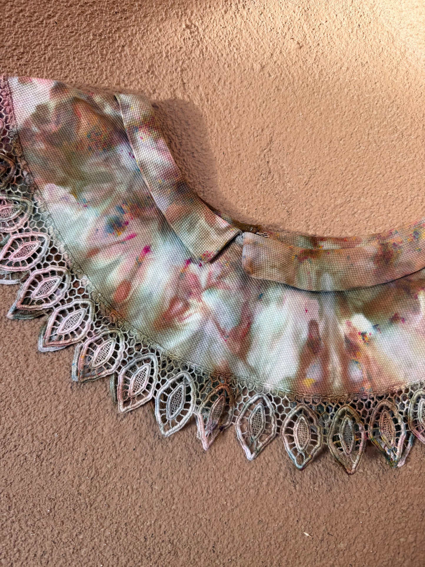 Vintage Cotton Lace Collar — Hand-Reimagined