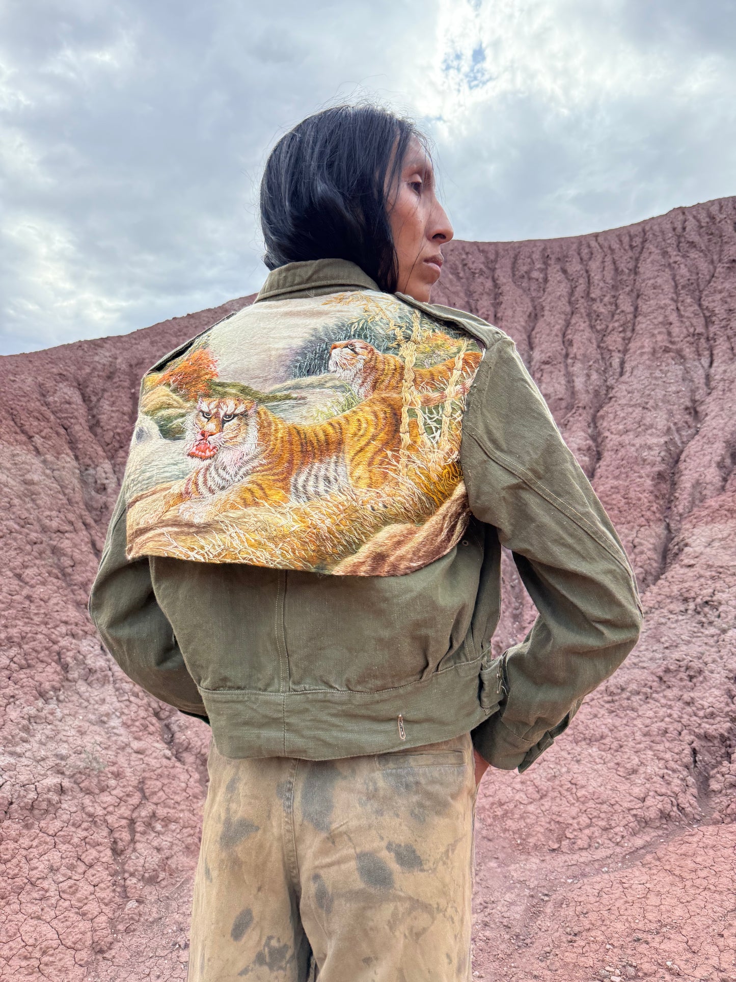 Upcycled Vintage Military Jacket