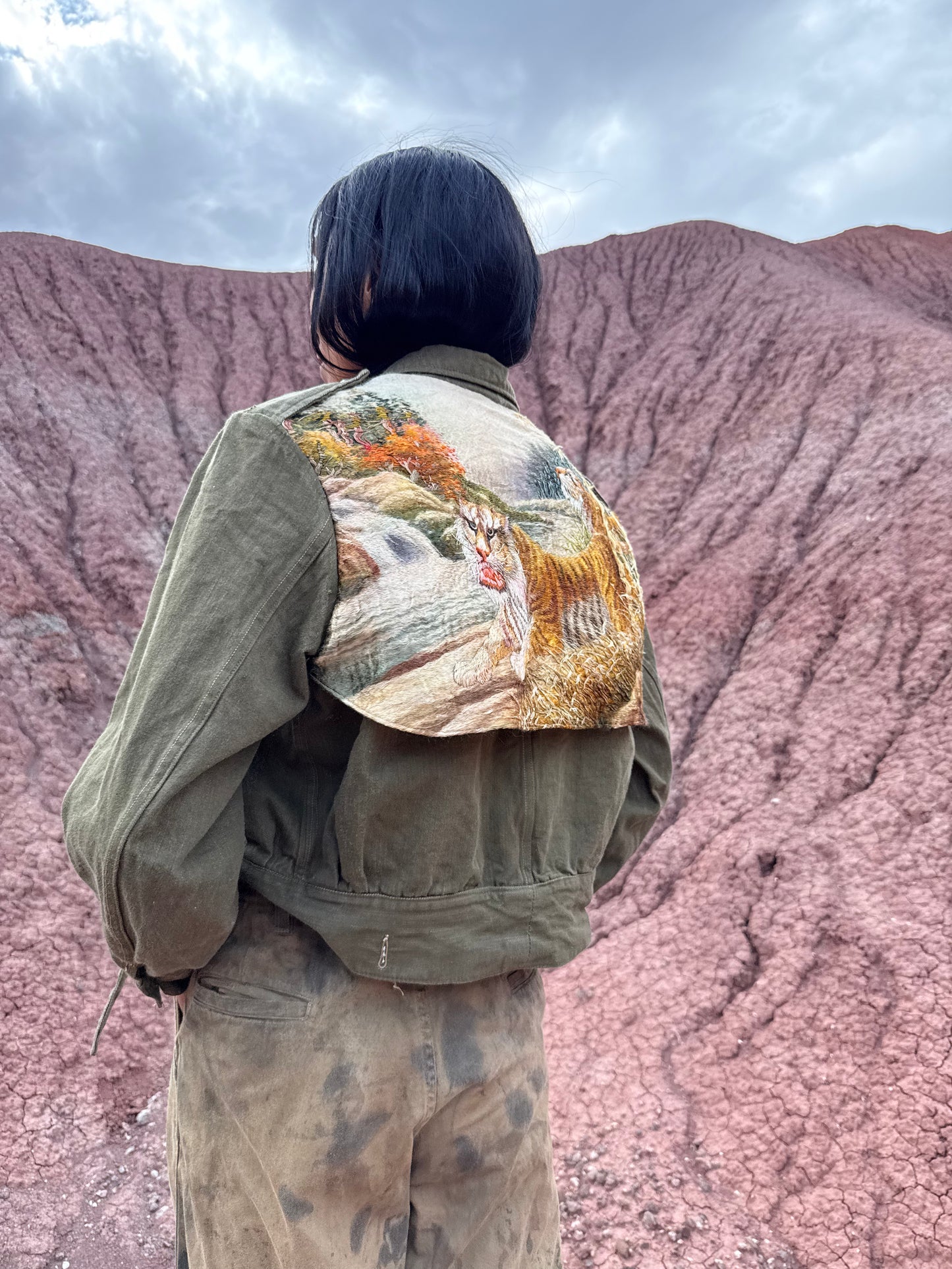 Upcycled Vintage Military Jacket