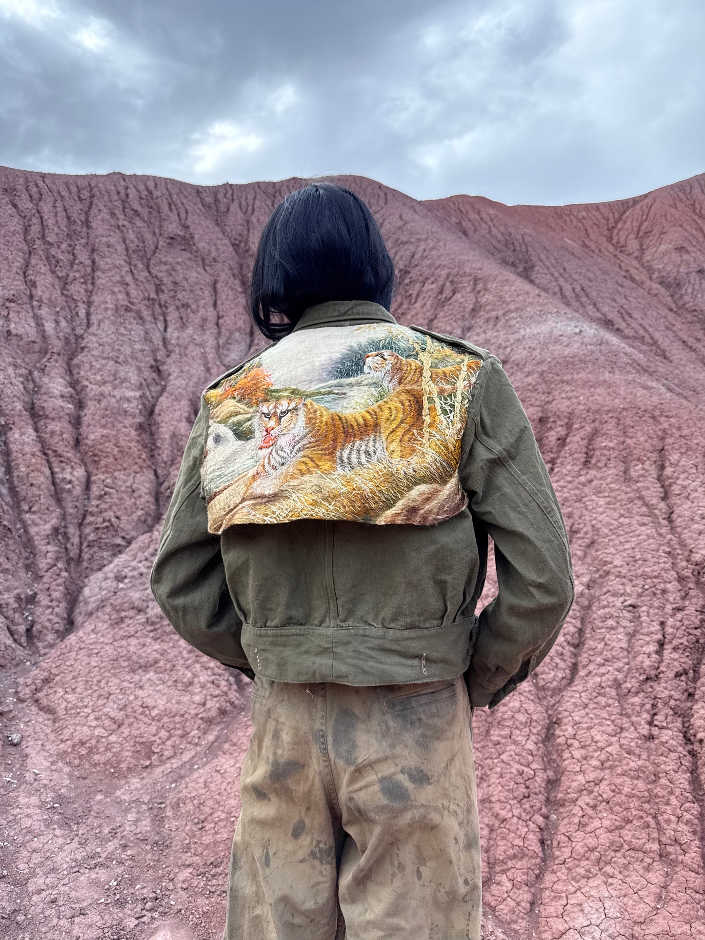 Upcycled Vintage Military Jacket