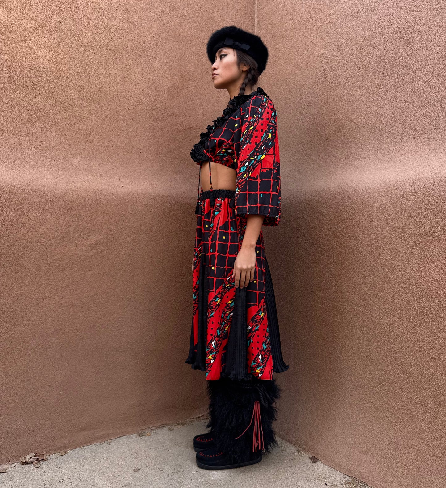 Vintage 80s Flared Skirt