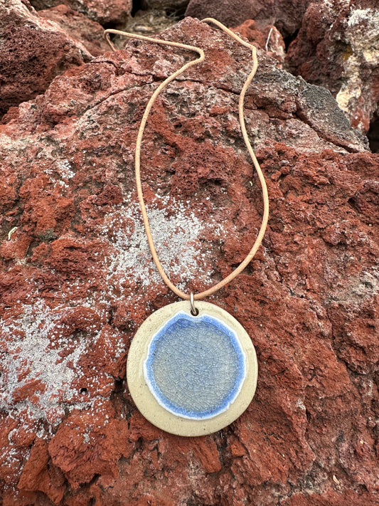 Artisan Made Melted Seaglass Necklace