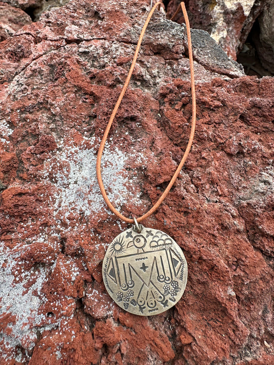 Sterling Silver Thunderbird Necklace by Jakaiya McDaugale