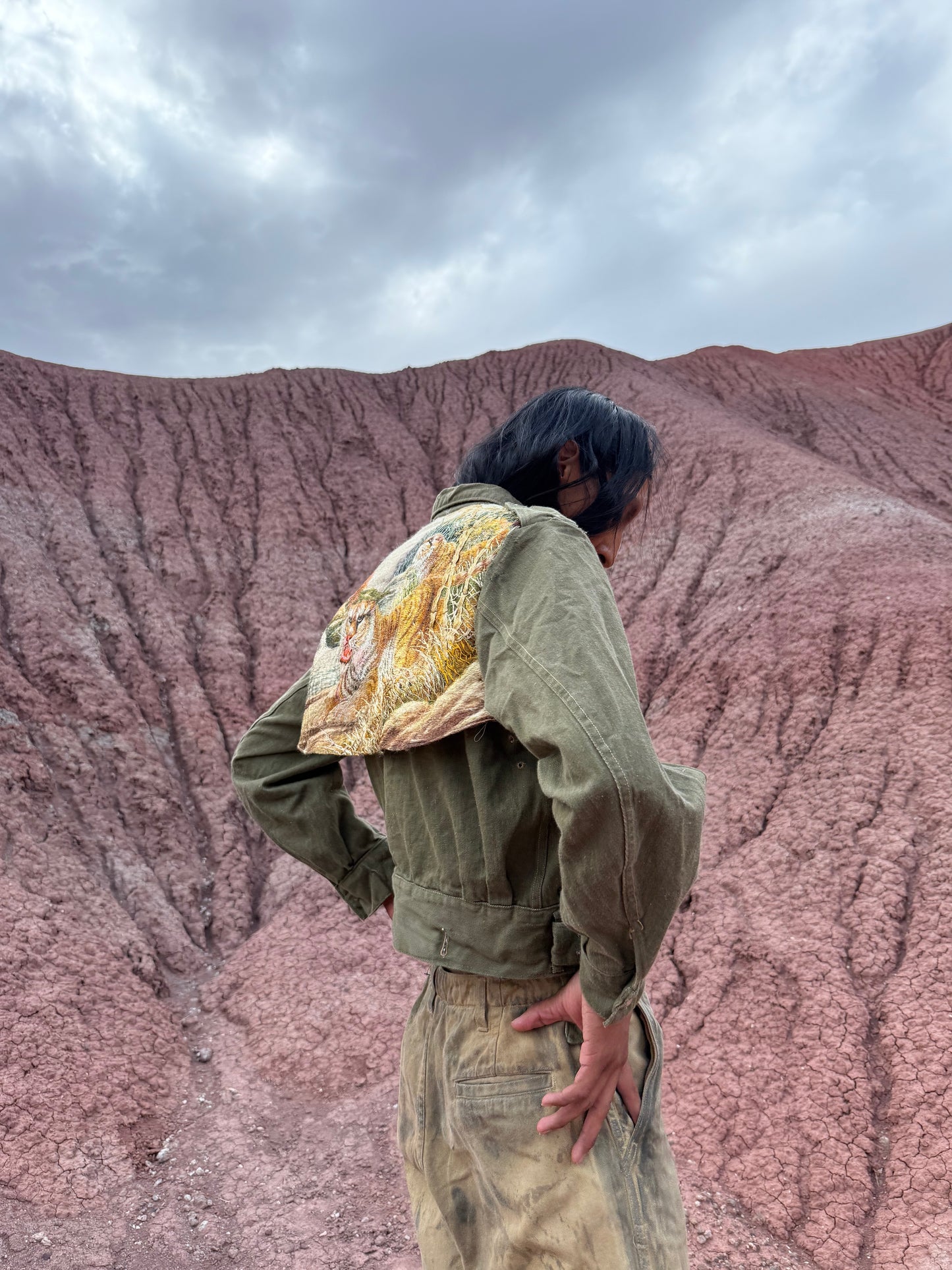 Upcycled Vintage Military Jacket