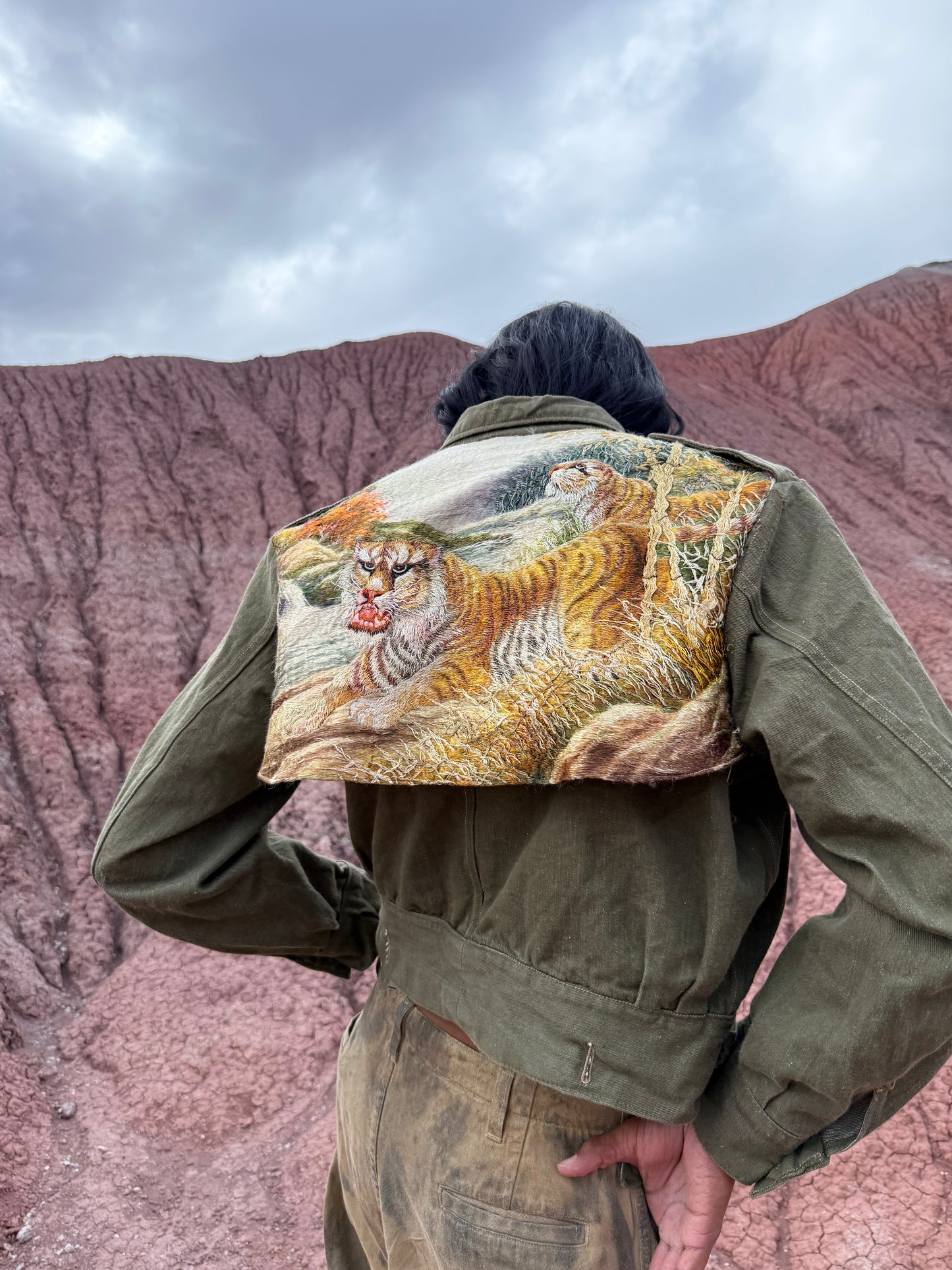 Upcycled Vintage Military Jacket