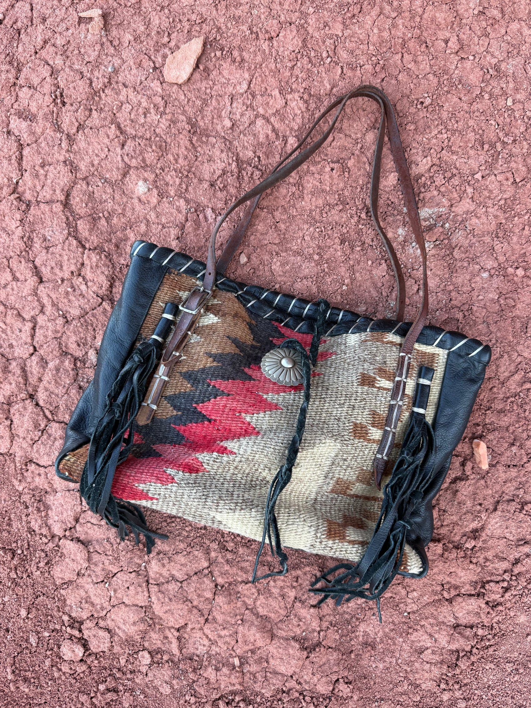 Vintage Southwest Rug Bag 9 x 11