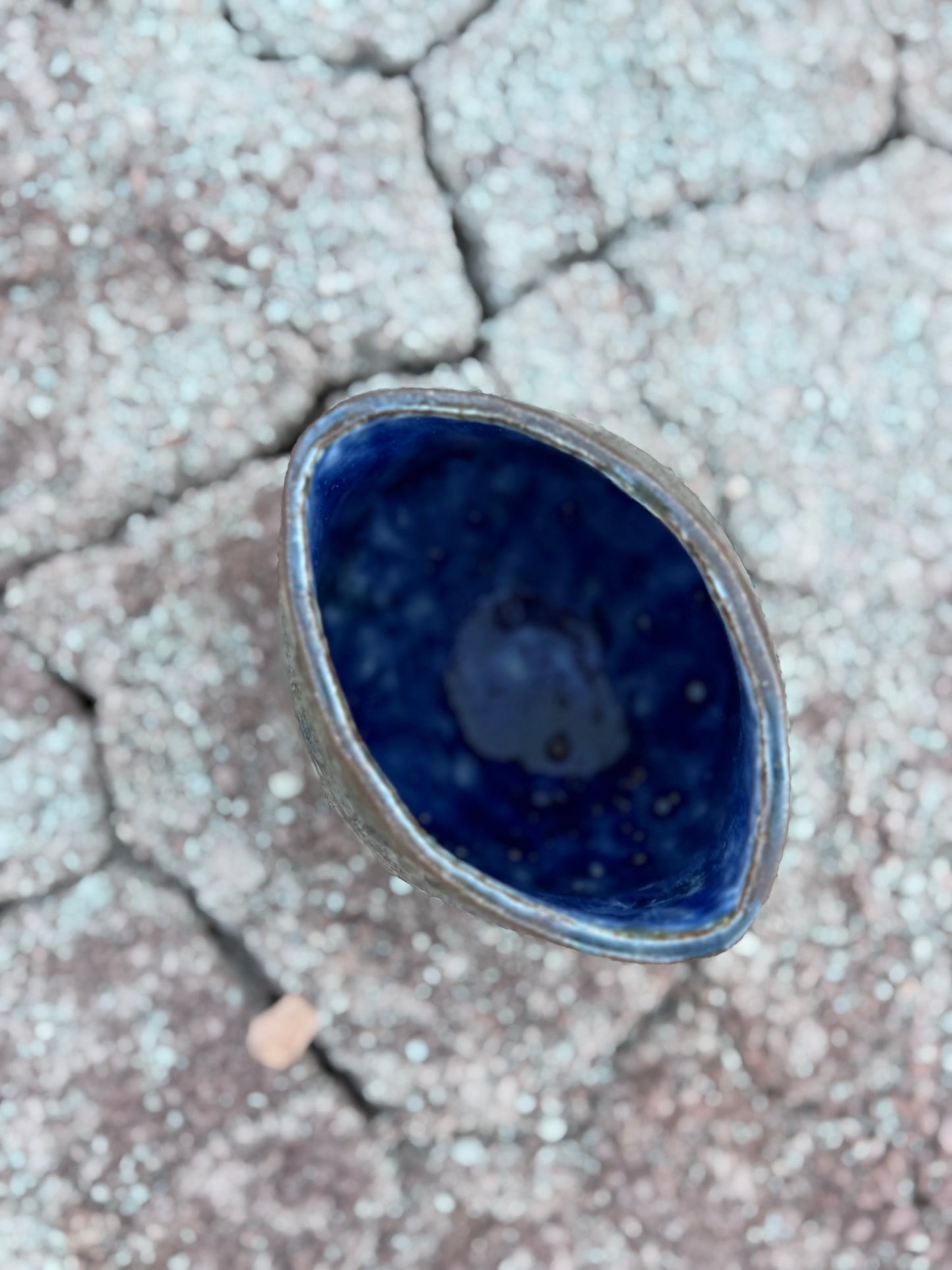 Vintage Stonewear Cup + Mini Vase