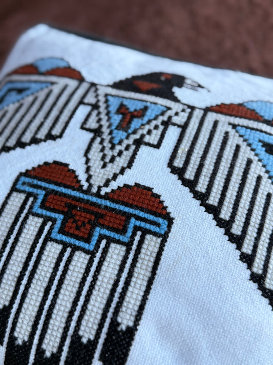 Vintage Southwest Embroidered Pillow