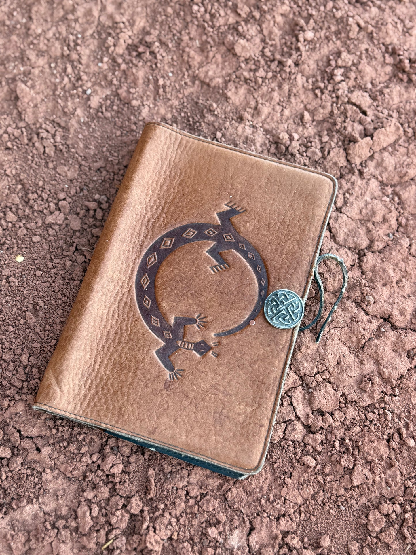 Vintage Oberon Leather Journal Cover