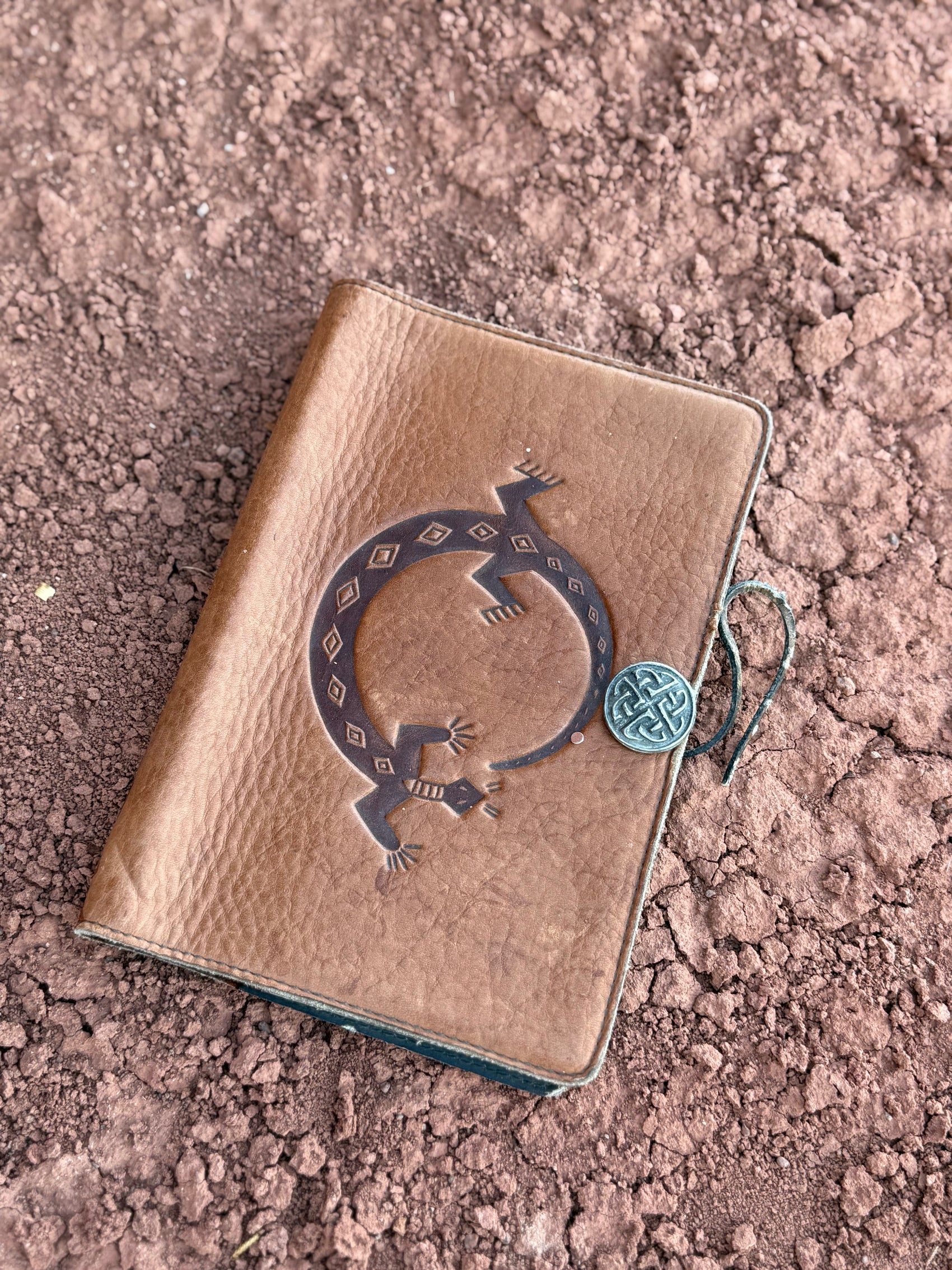 Vintage Oberon Leather Journal Cover