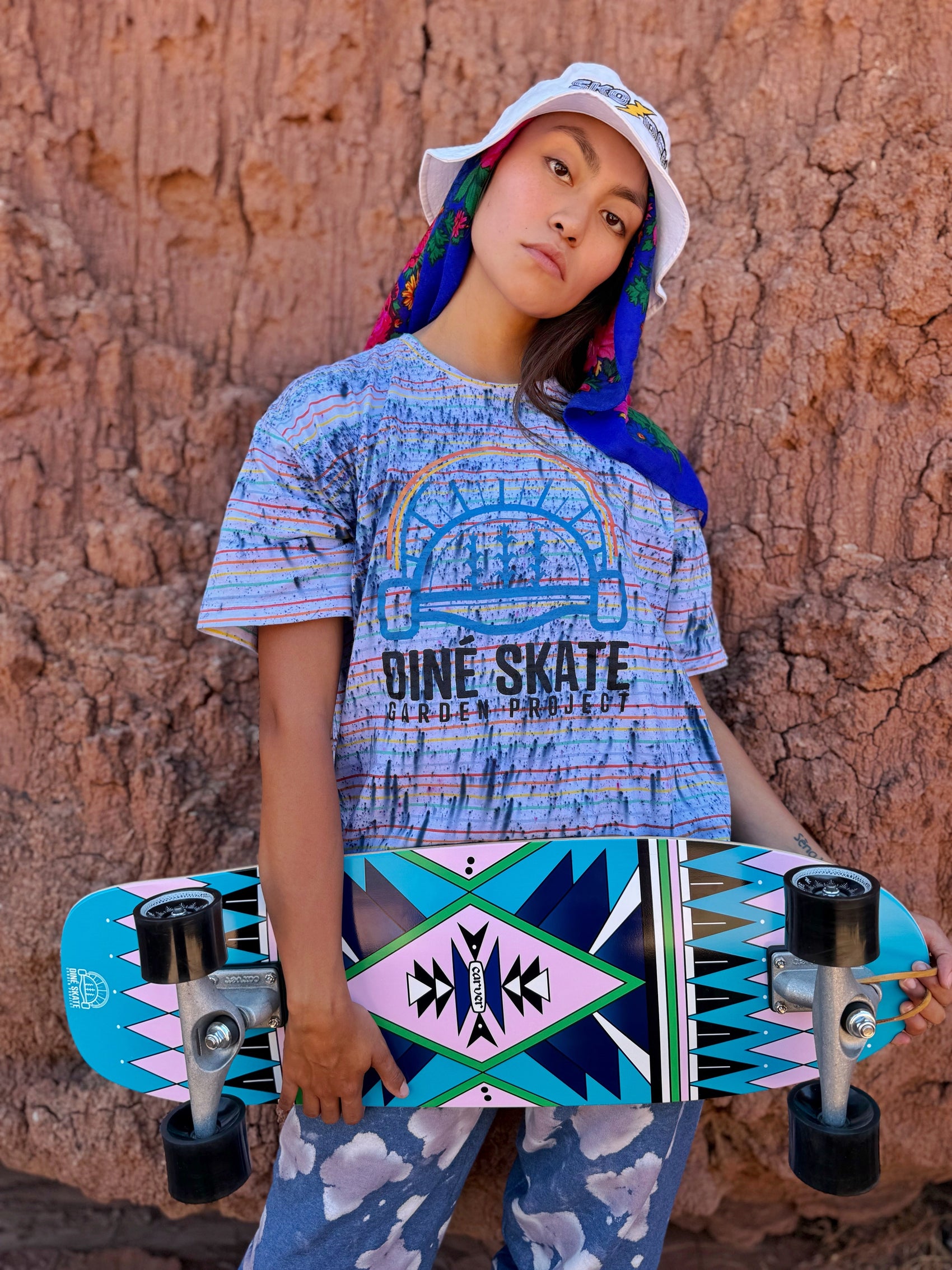 Diné Skate Garden Project Splatter Tee