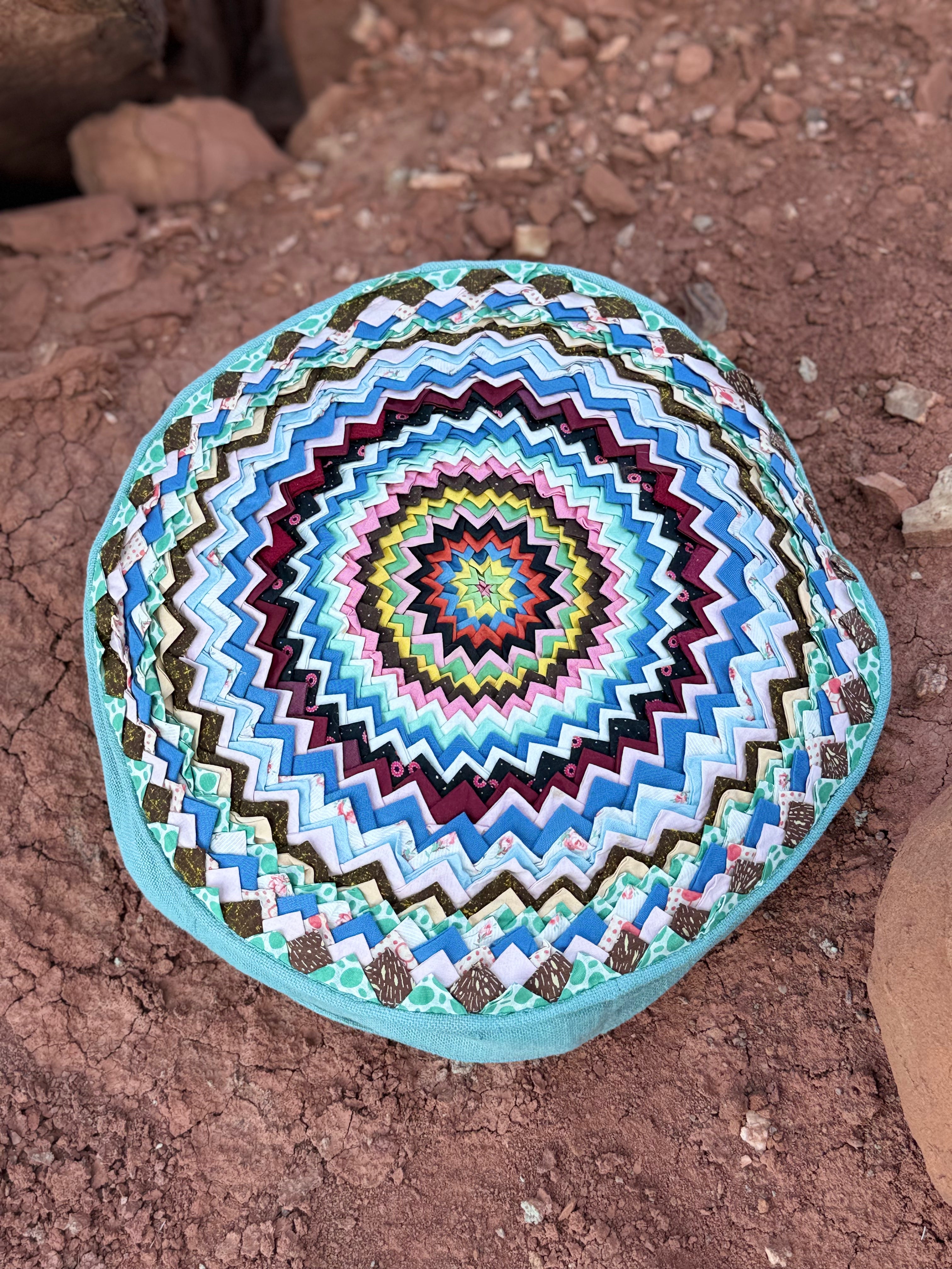 Vintage Southwest Applique Pillow
