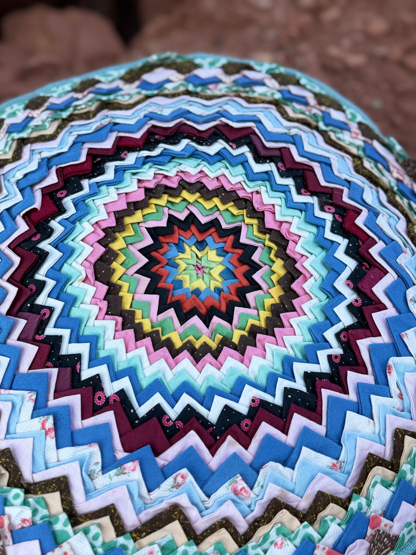Vintage Southwest Applique Pillow