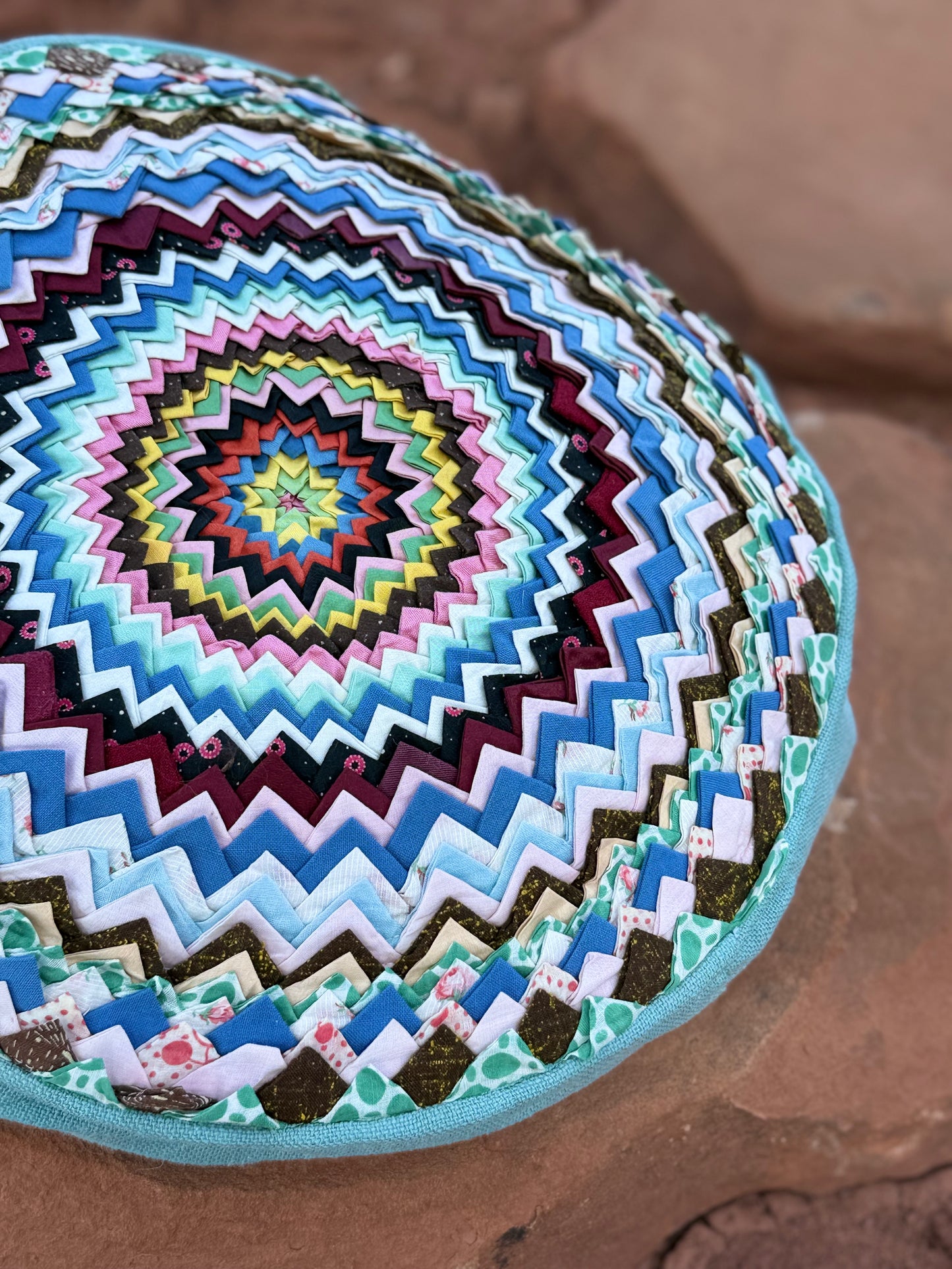 Vintage Southwest Applique Pillow