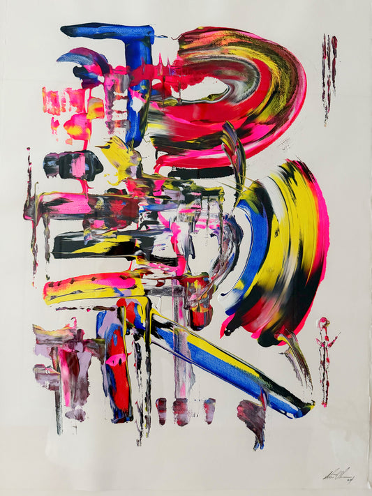 Steve Olson Painting Donated to Diné Skate Garden Project