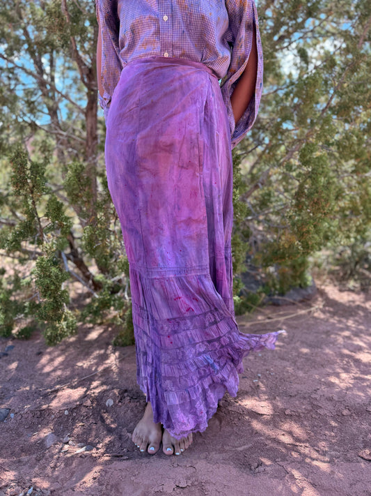 Upcycled Vintage Victoria Wrap Skirt