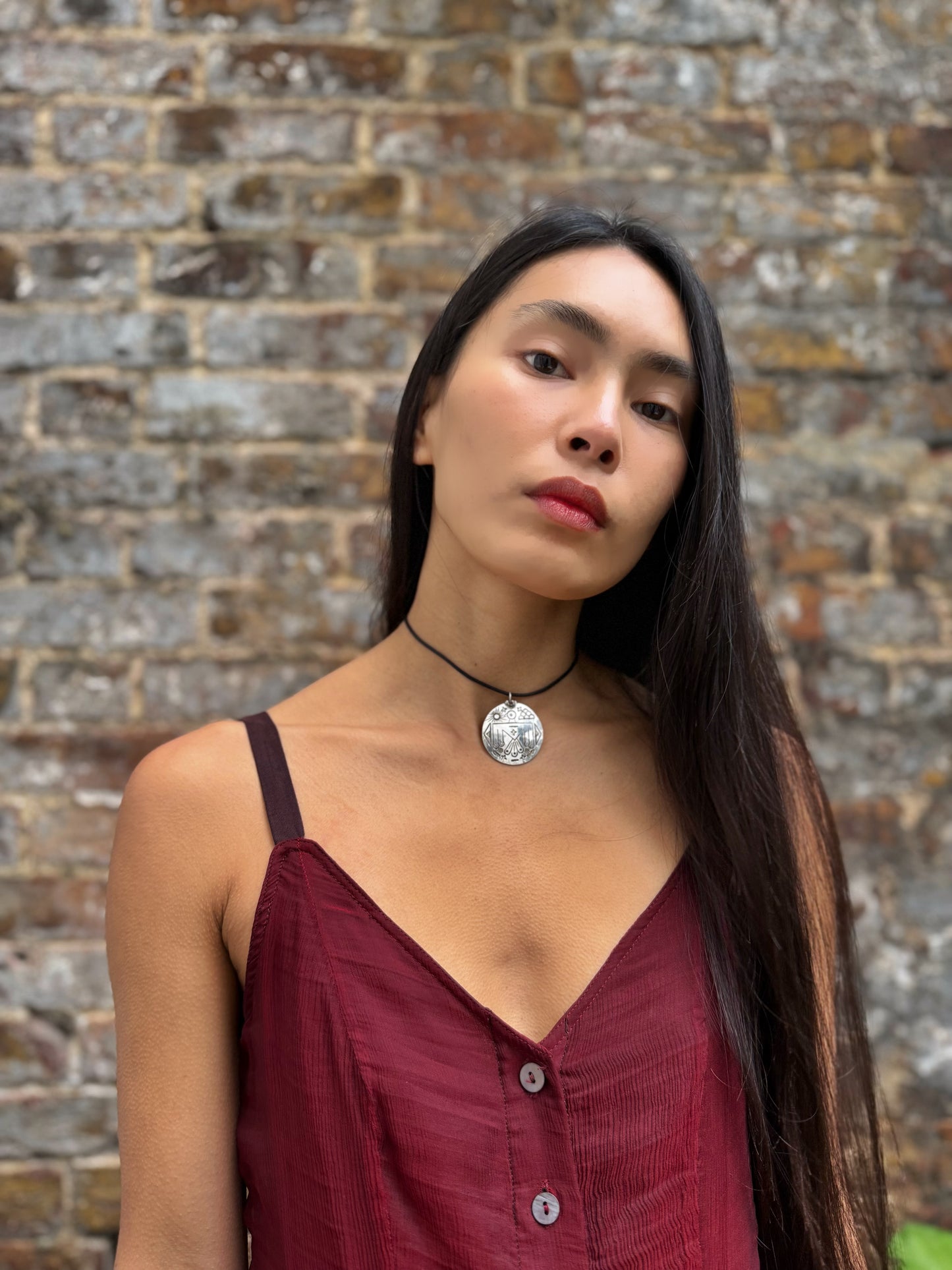 Sterling Silver Thunderbird Necklace by Jakaiya McDaugale