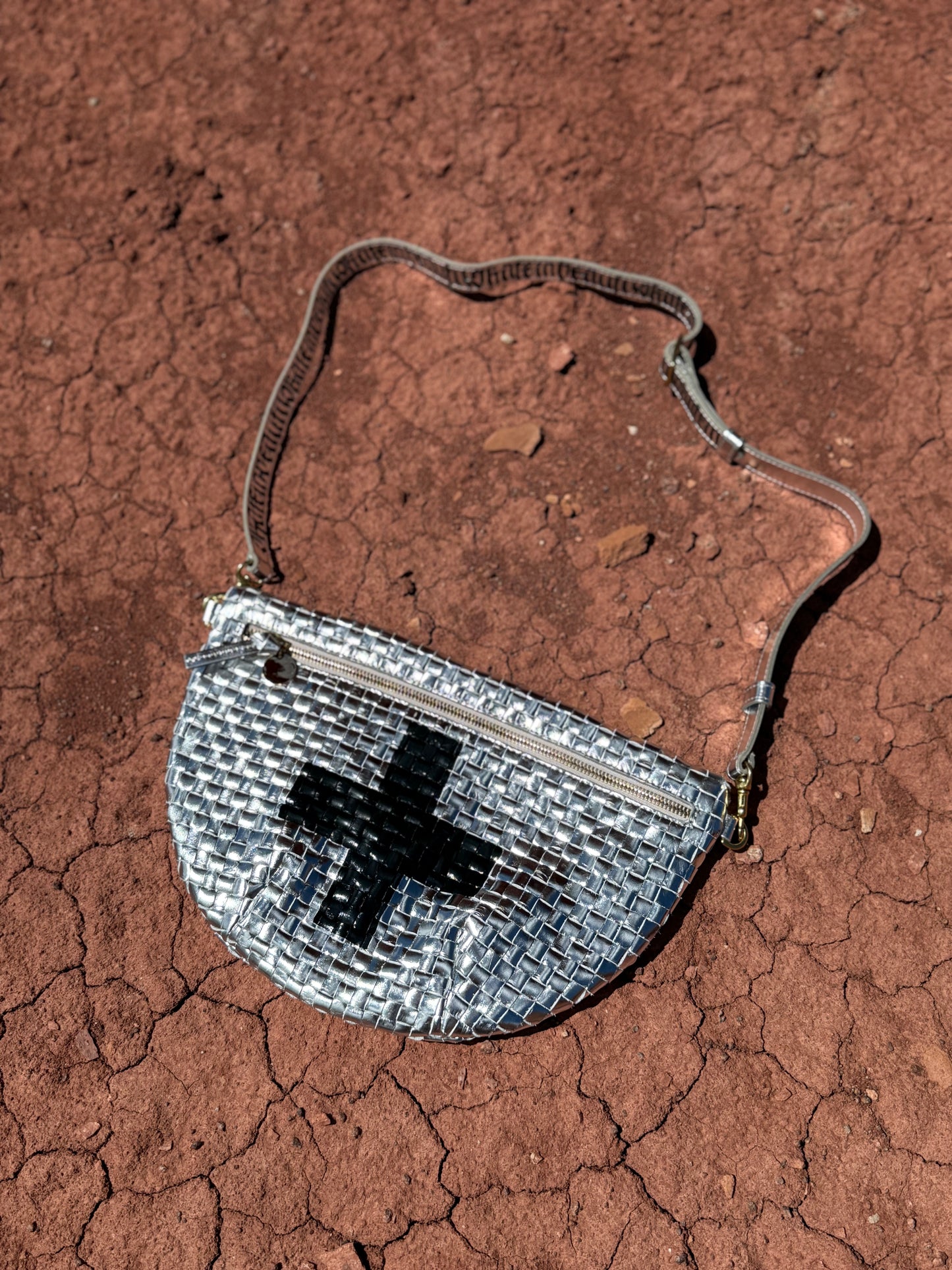 Clare V Reimagined Woven Checker Grande Fanny
