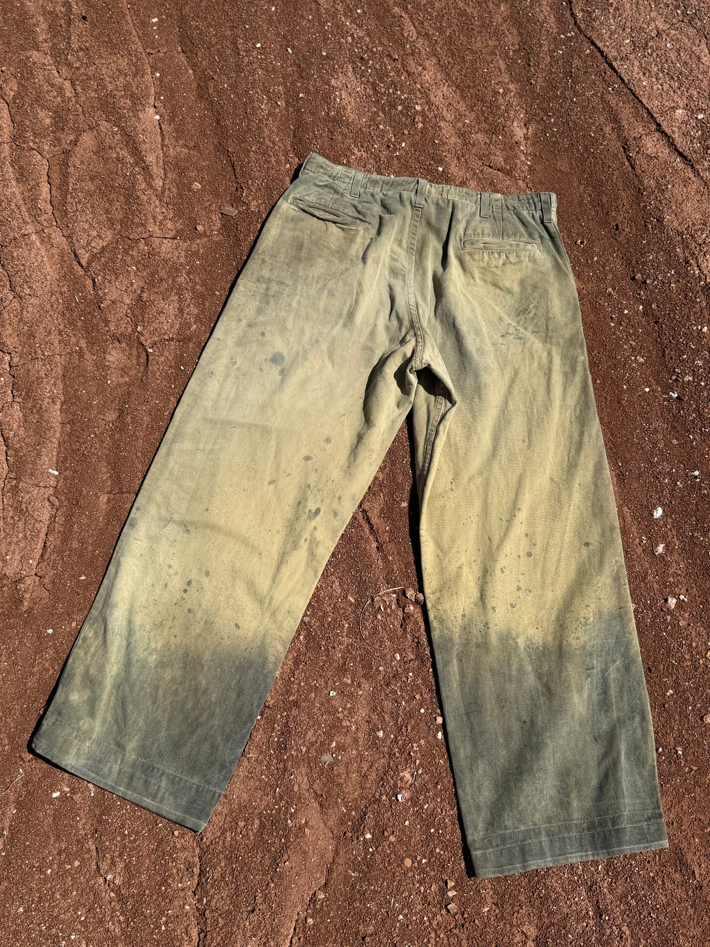 Upcycled Vintage Military Pant 34 x 30 Land Back