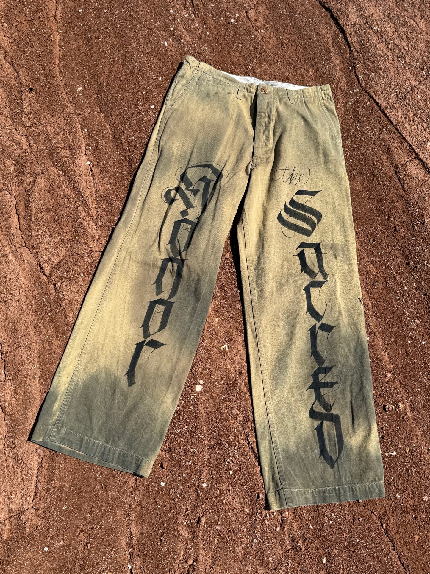 Upcycled Vintage Military Pant 34 x 32 Honor the Sacred