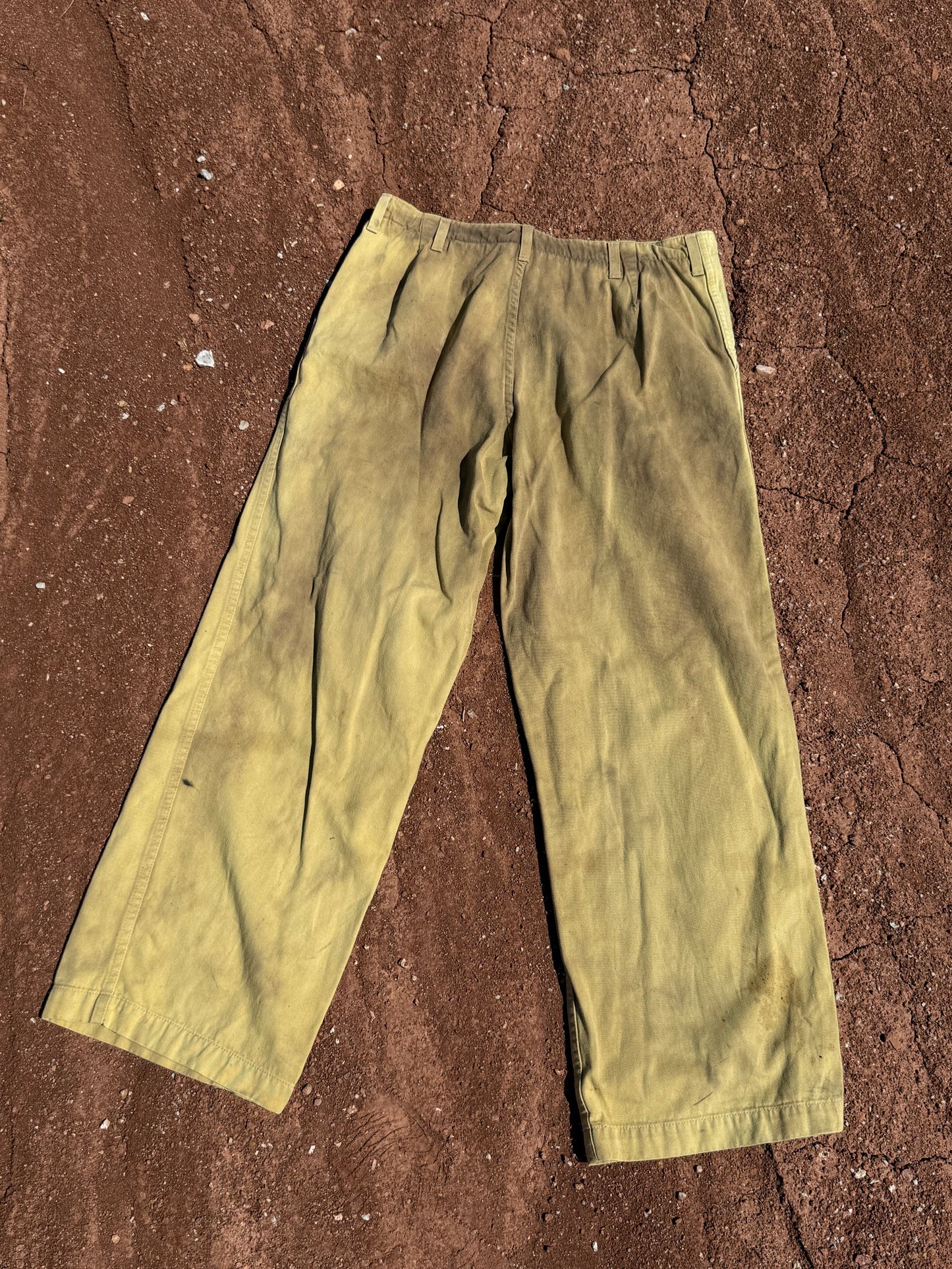 Upcycled Vintage Military Pant 34 x 31 Water is Life
