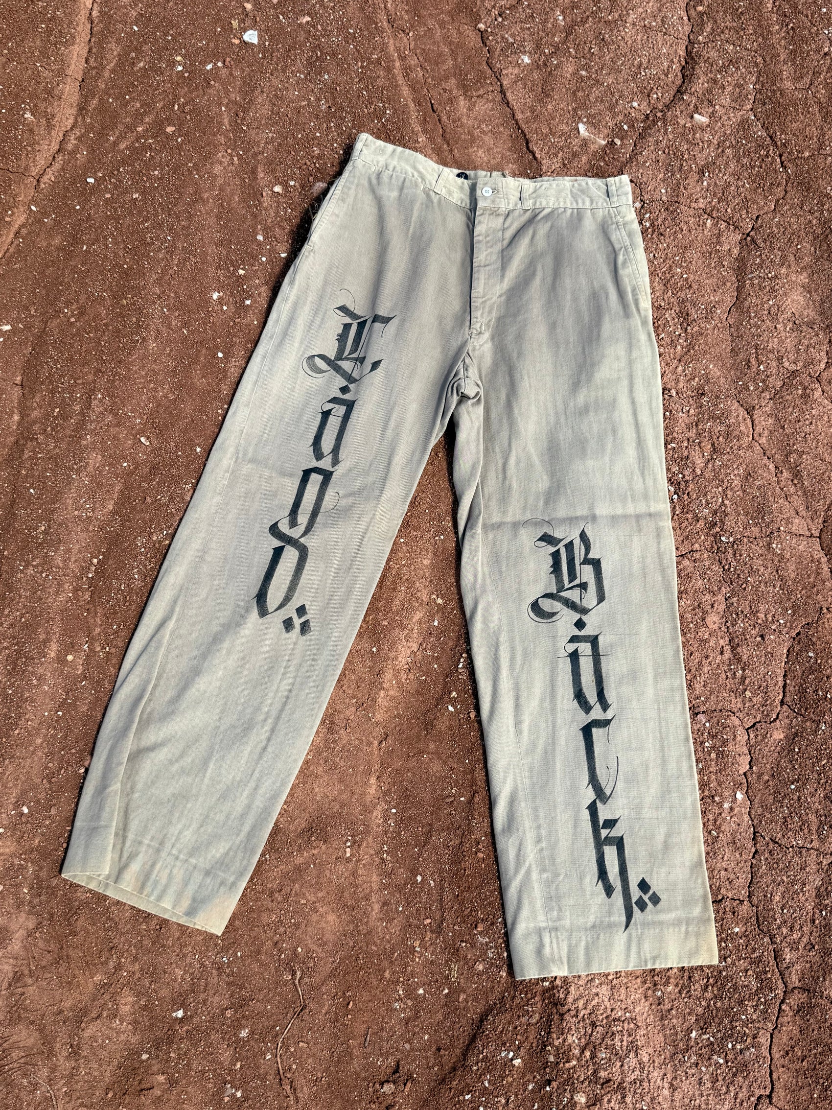 Upcycled Vintage Military Pant 32 x 31 Land Back