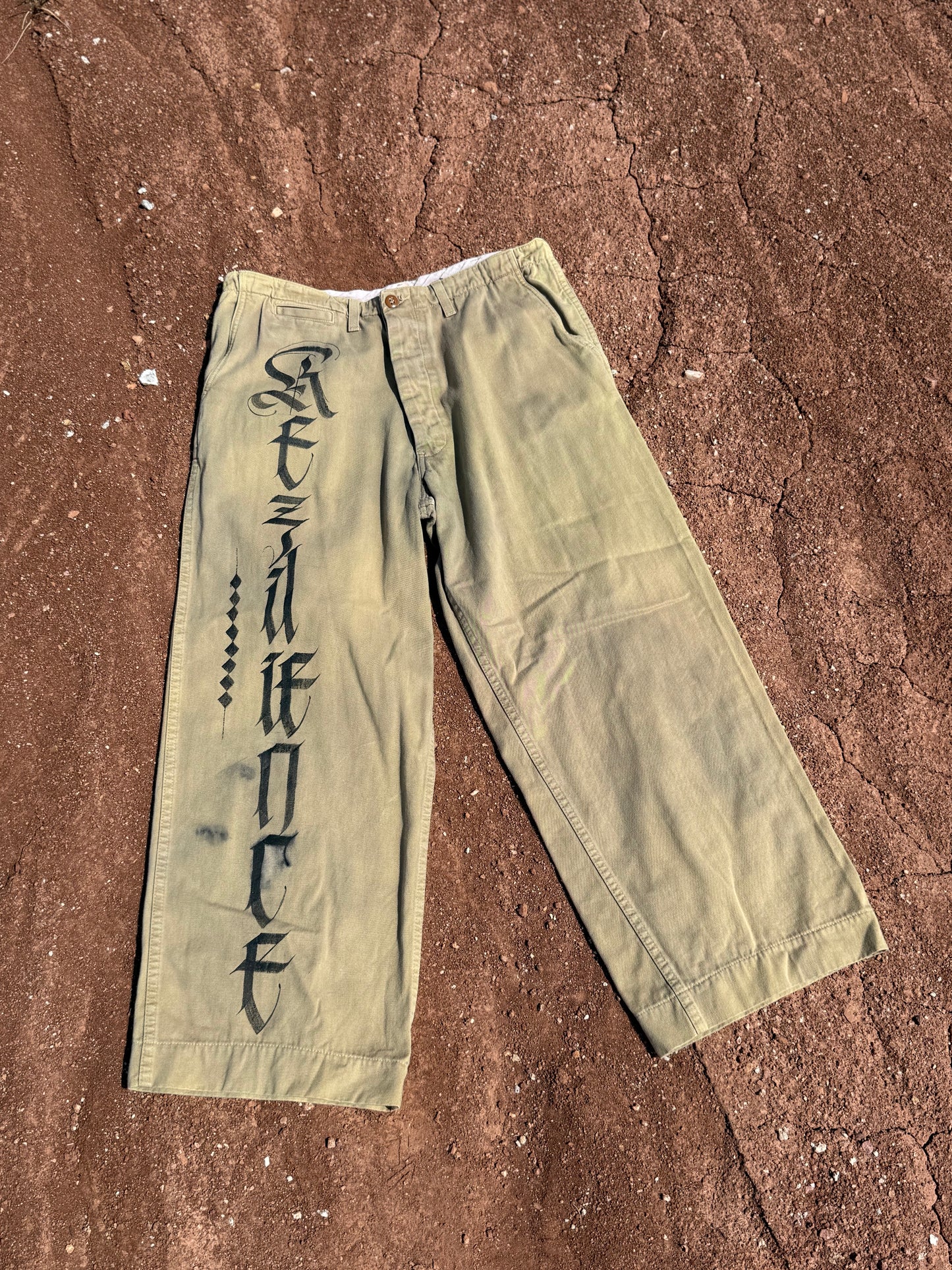 Upcycled Vintage Military Pant 34 x 28 Rezilience