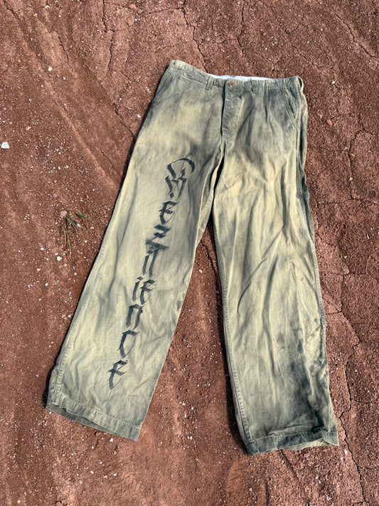 Upcycled Vintage Military Pant 34 x 33 Rezilience
