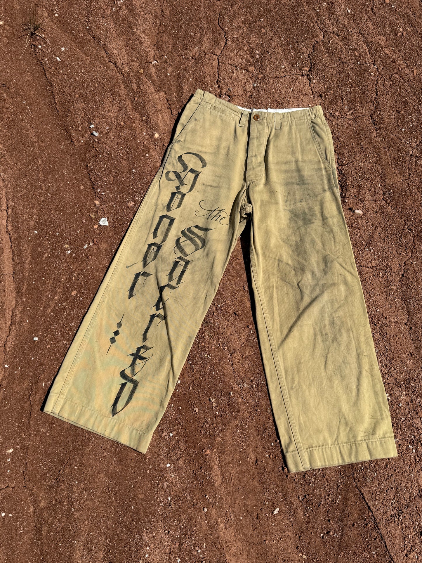 Upcycled Vintage Military Pant 28 x 28 Honor the Sacred