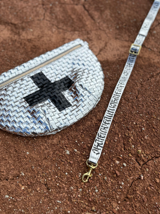 Clare V Reimagined Woven Checker Grande Fanny