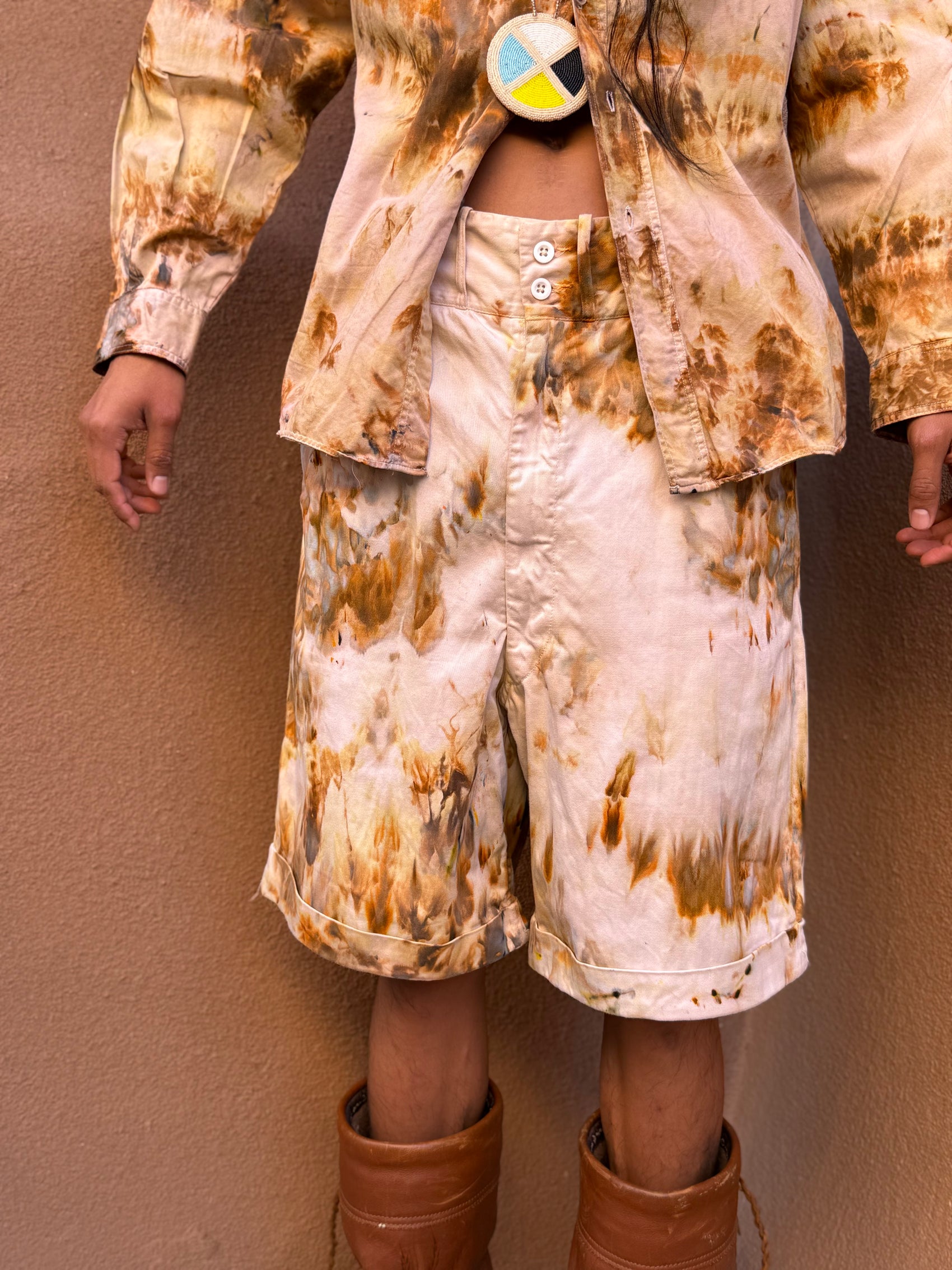 Upcycled Vintage Military Shorts