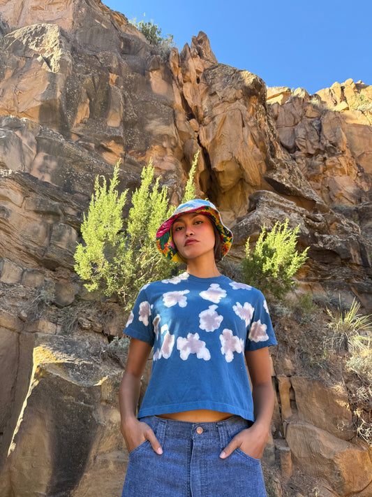 Limited Edition  Daak’os Cloud Hand-Dyed Ringspun Crop Tee