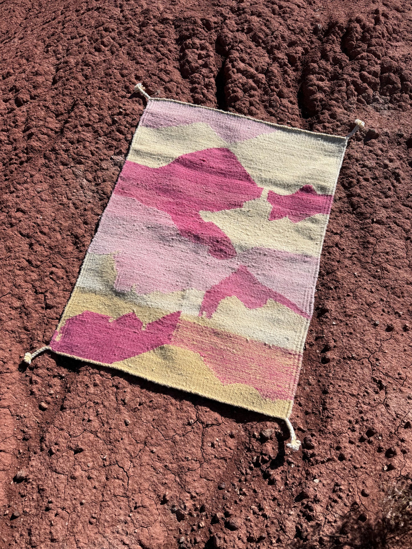 Handwoven Abstract Rug by Lily Yeung