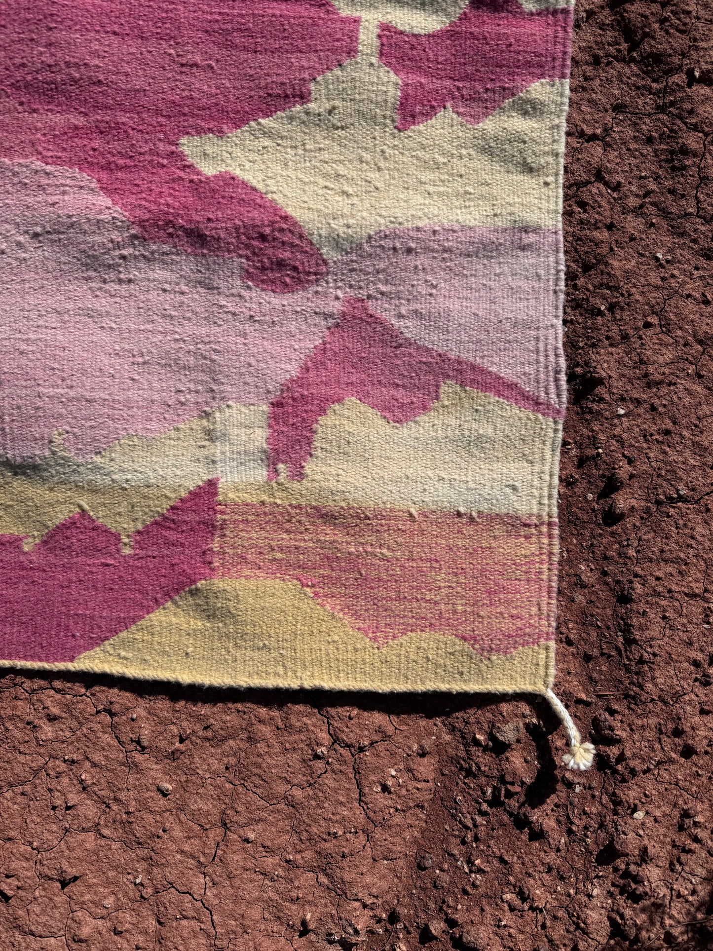 Handwoven Abstract Rug by Lily Yeung