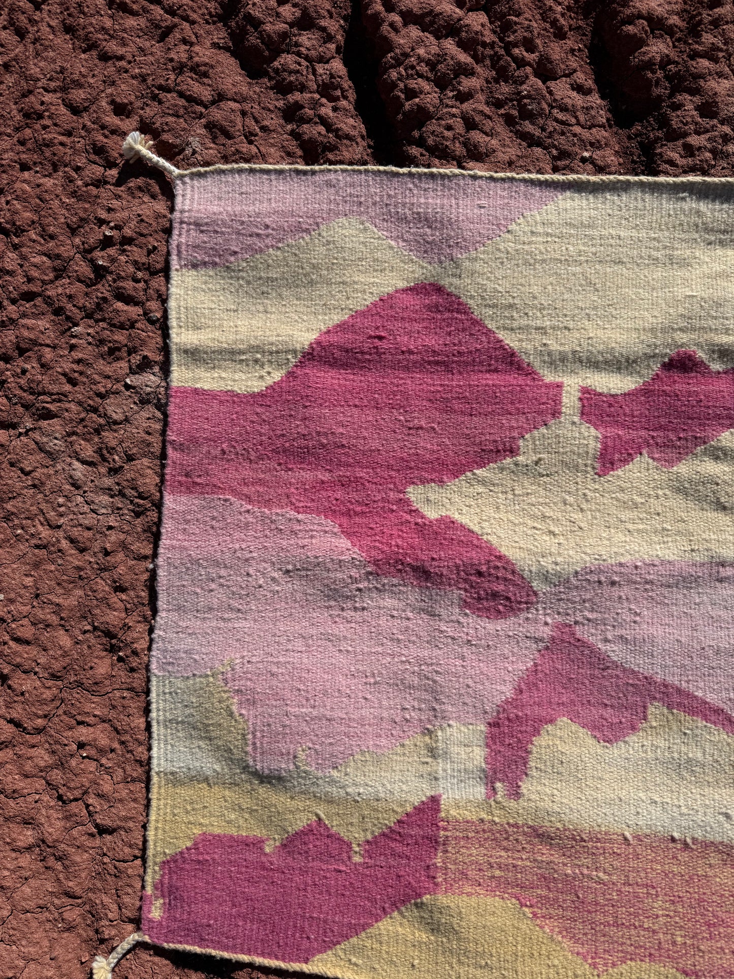 Handwoven Abstract Rug by Lily Yeung