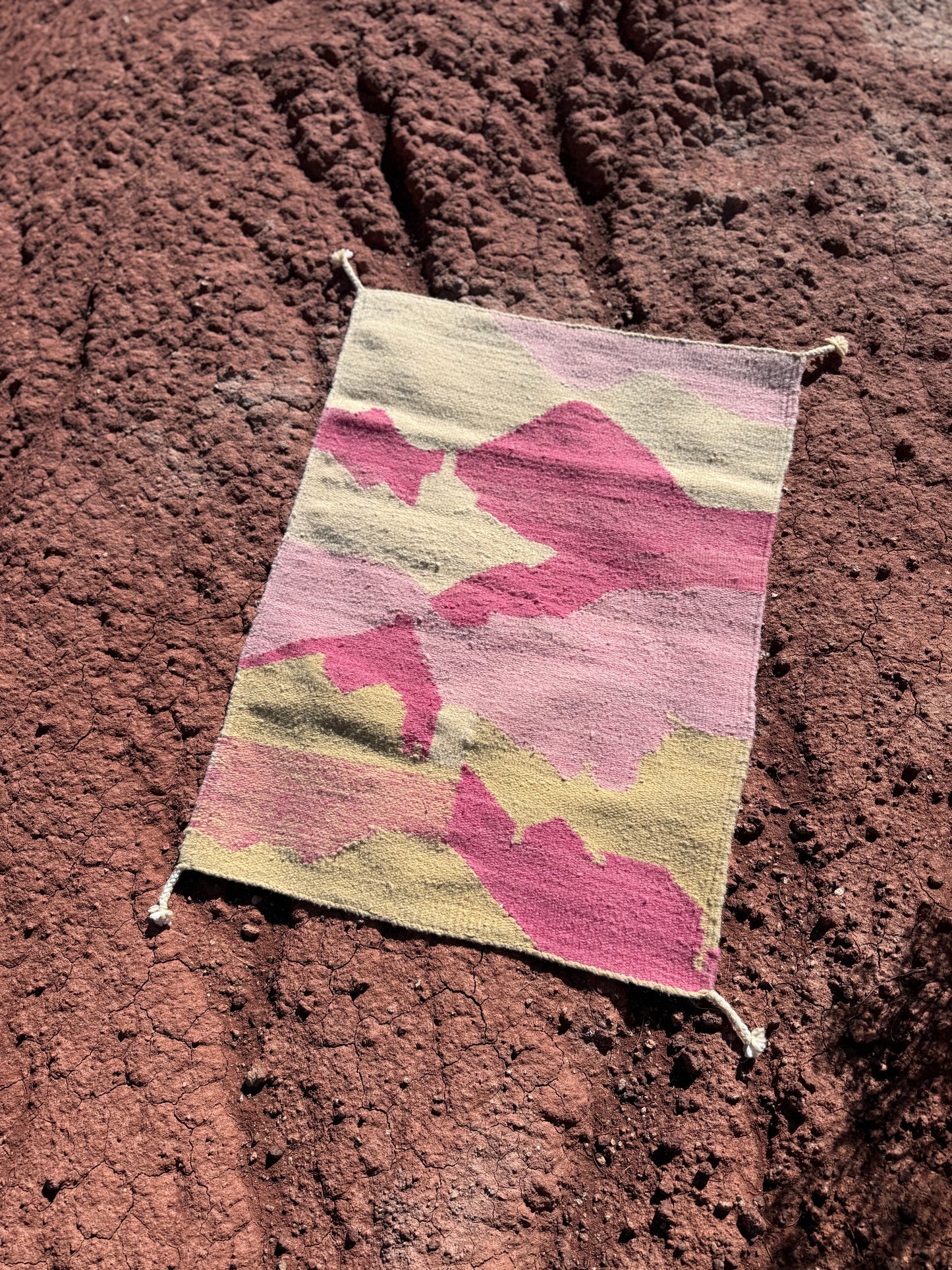 Handwoven Abstract Rug by Lily Yeung