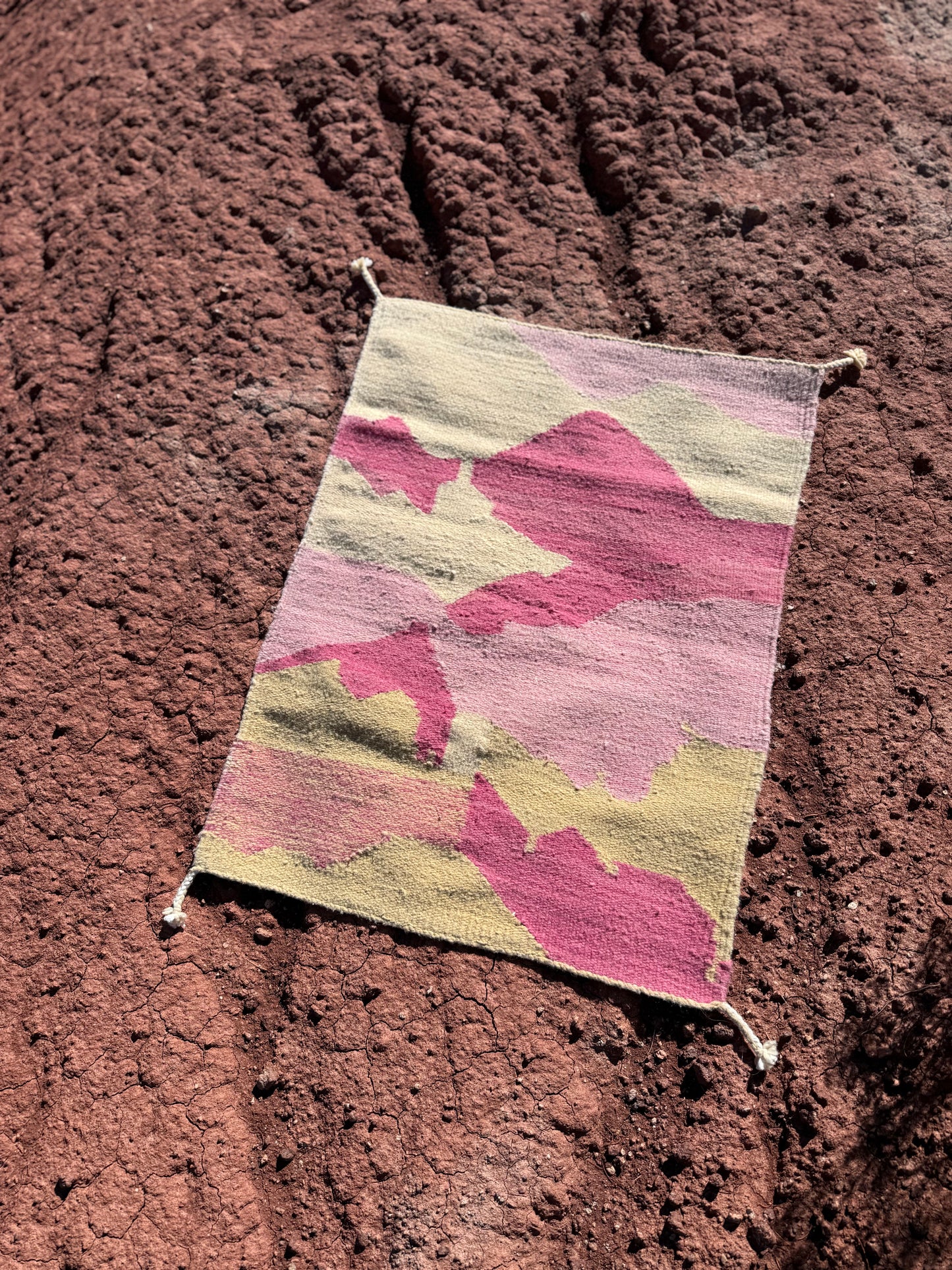 Handwoven Abstract Rug by Lily Yeung